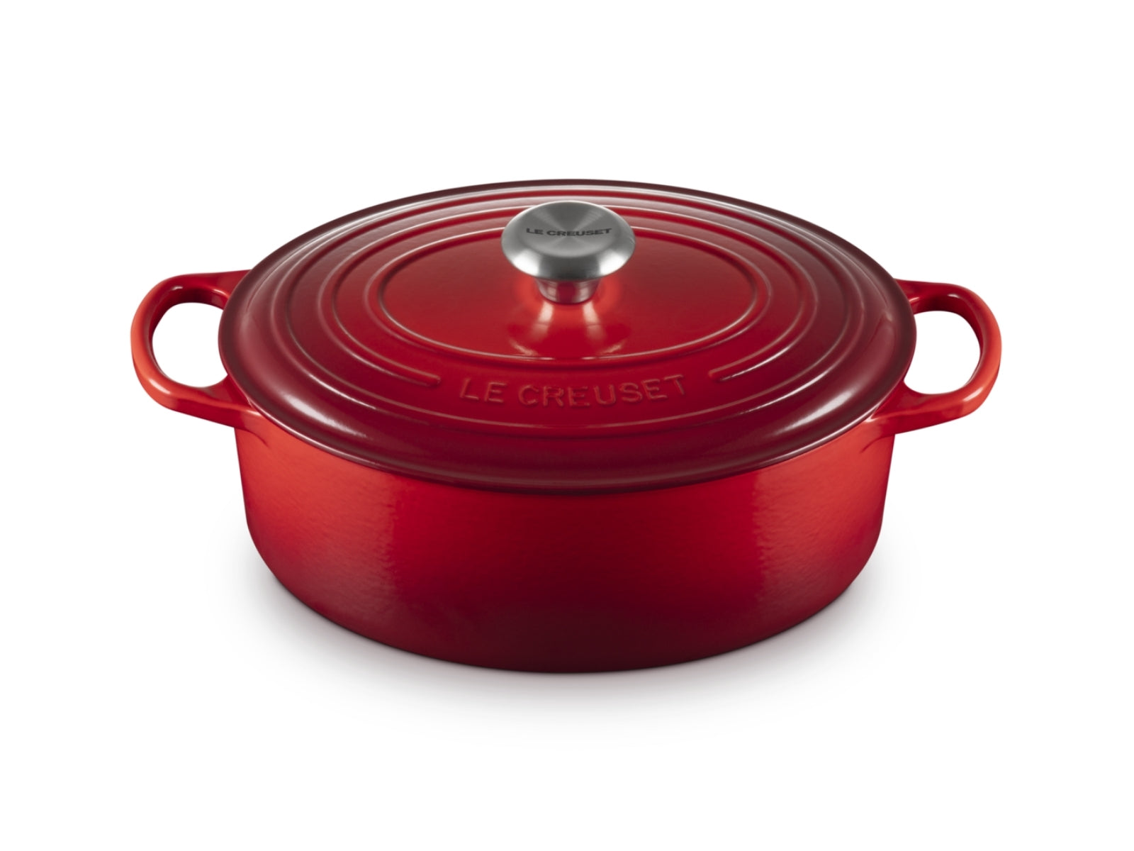 Le Creuset Bräter Signature oval kirschrot 29cm - Produktbild 2