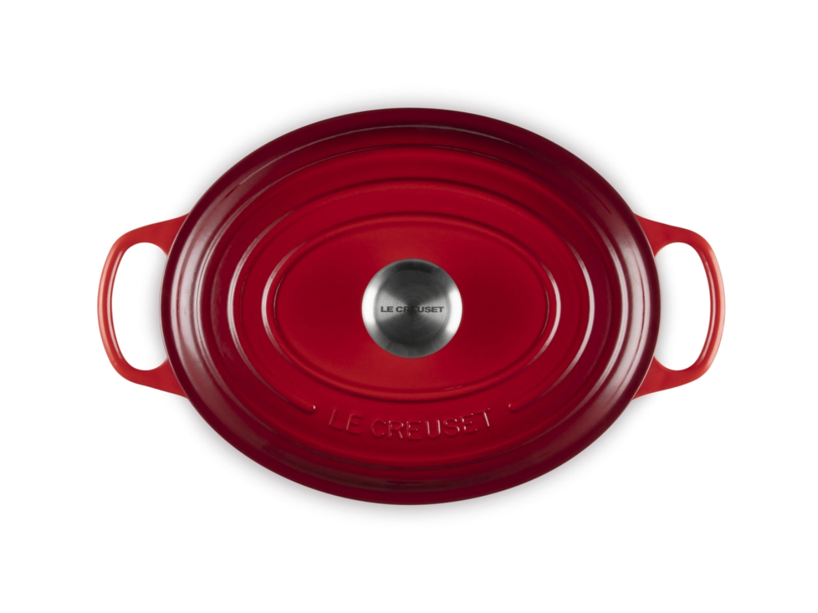 Le Creuset Bräter Signature oval kirschrot 29cm - Produktbild 4