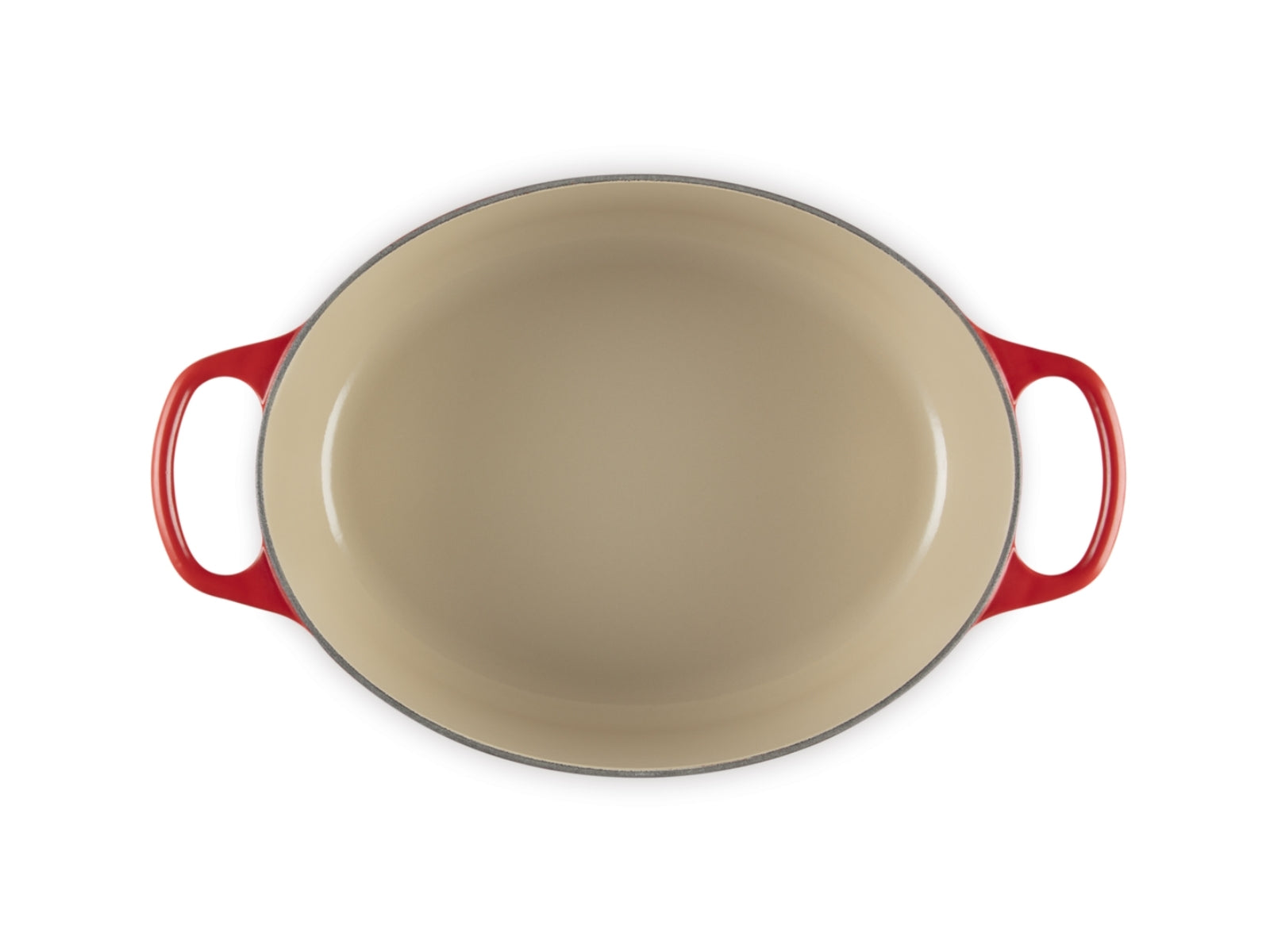 Le Creuset Bräter Signature oval kirschrot 29cm - Produktbild 5