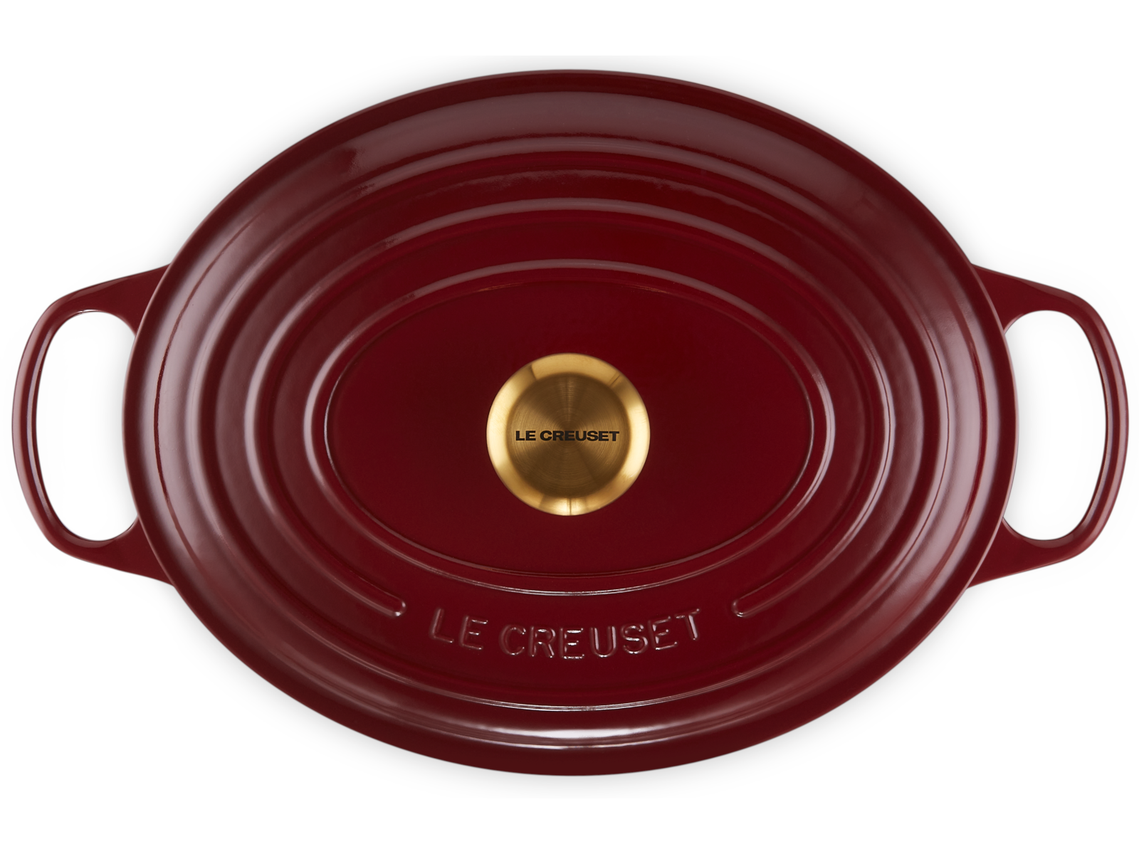 Le Creuset Bräter Signatur oval garnet 25,7cm Freisteller 4