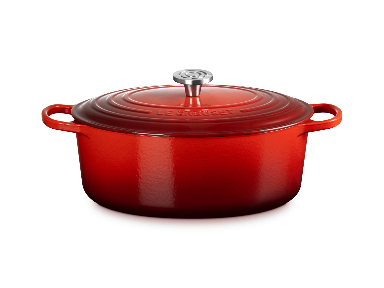 Le Creuset Bräter Signature oval kirschrot 33cm - Produktbild 1