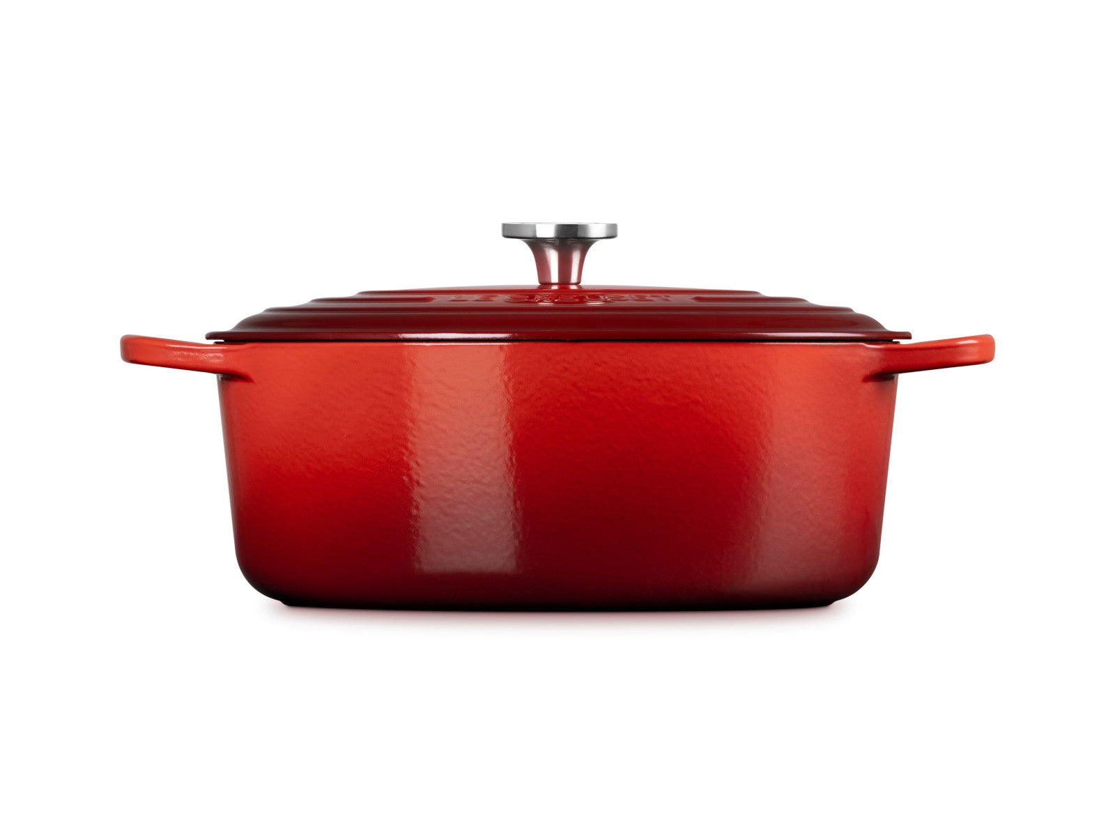 Le Creuset Bräter Signature oval kirschrot 33cm - Produktbild 3