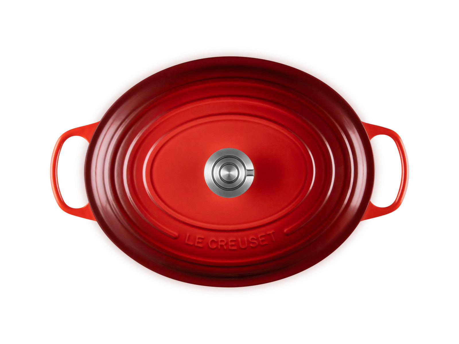 Le Creuset Bräter Signature oval kirschrot 33cm - Produktbild 4