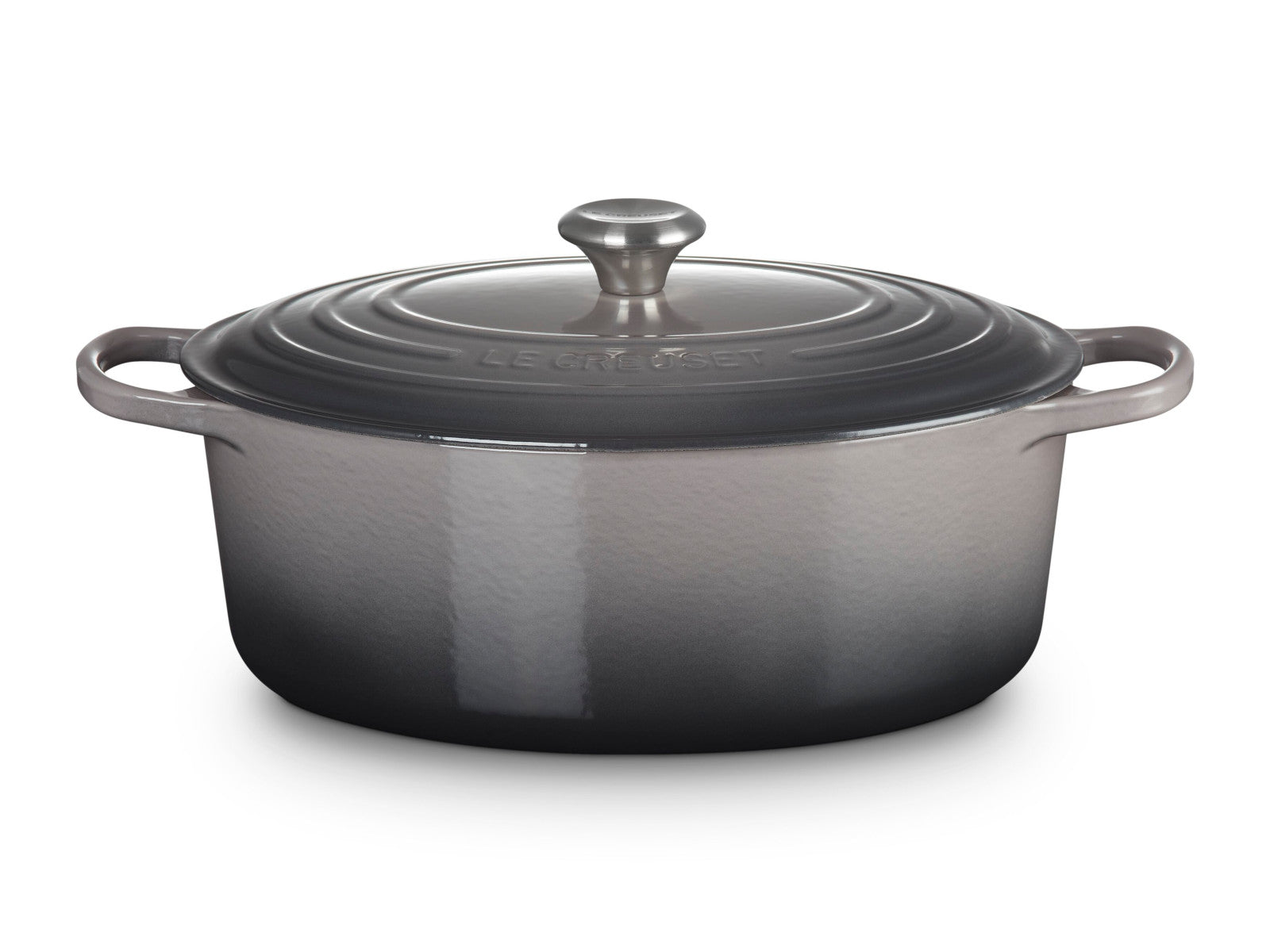 Le Creuset Bräter Signature oval flint 33cm Freisteller 1