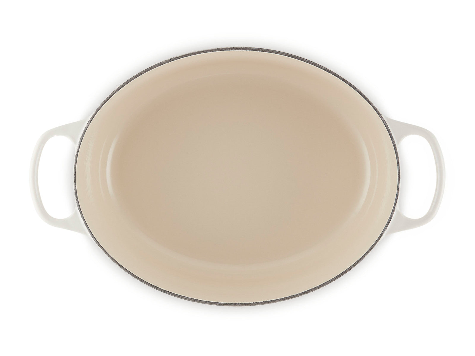 Le Creuset Bräter Signature oval meringue 33cm Freisteller 5