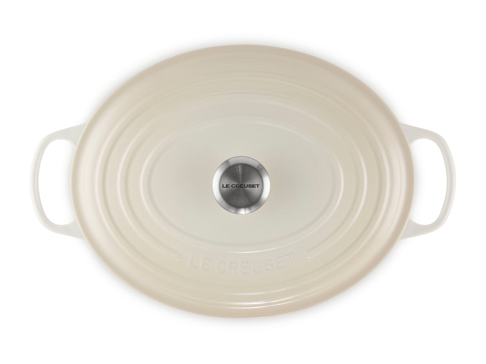 Le Creuset Bräter Signature oval meringue 33cm Freisteller 4