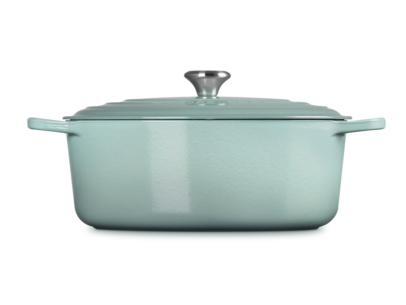 Le Creuset Bräter Signature oval sea salt 33cm Freisteller 3