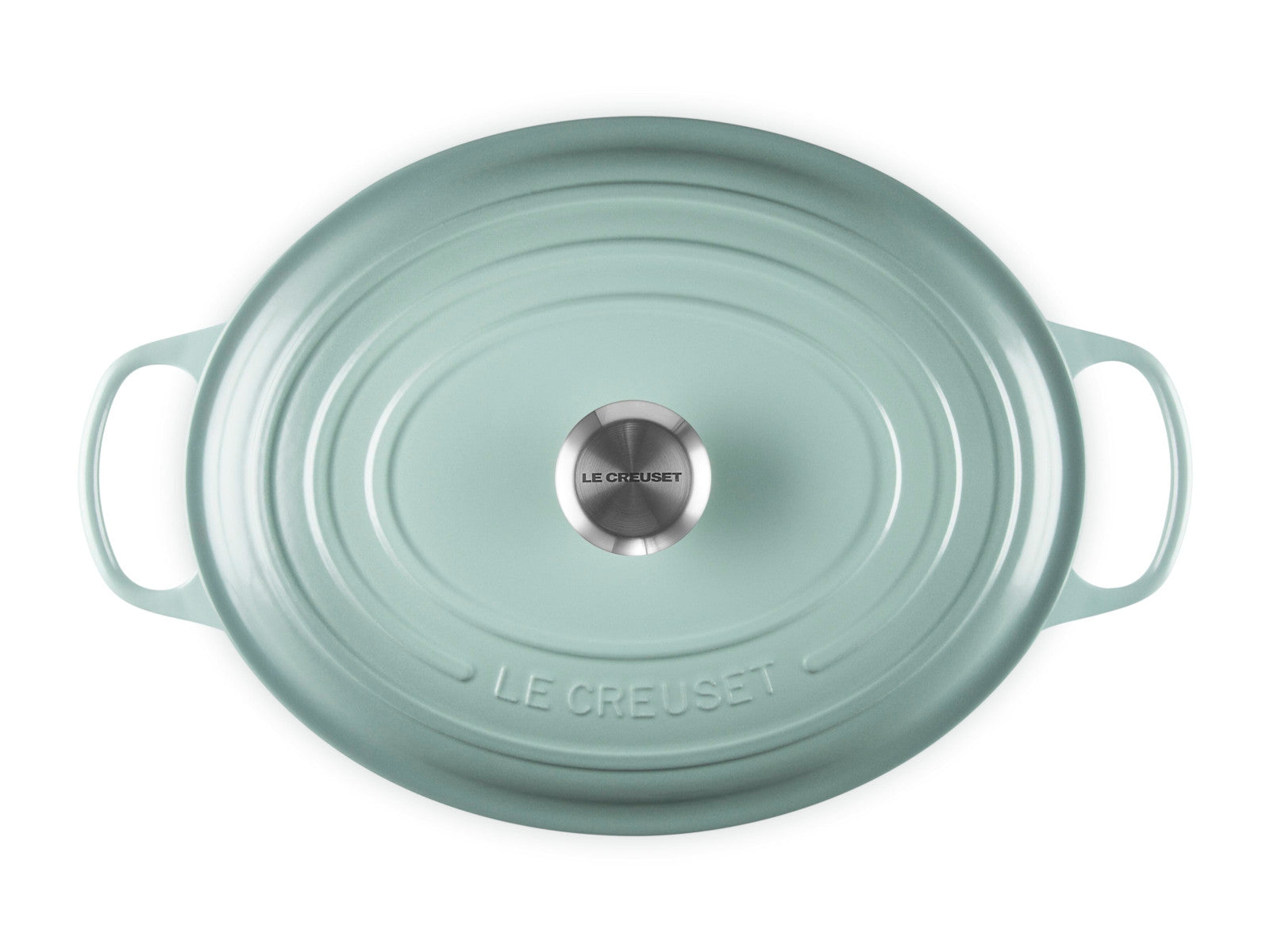 Le Creuset Bräter Signature oval sea salt 33cm Freisteller 4