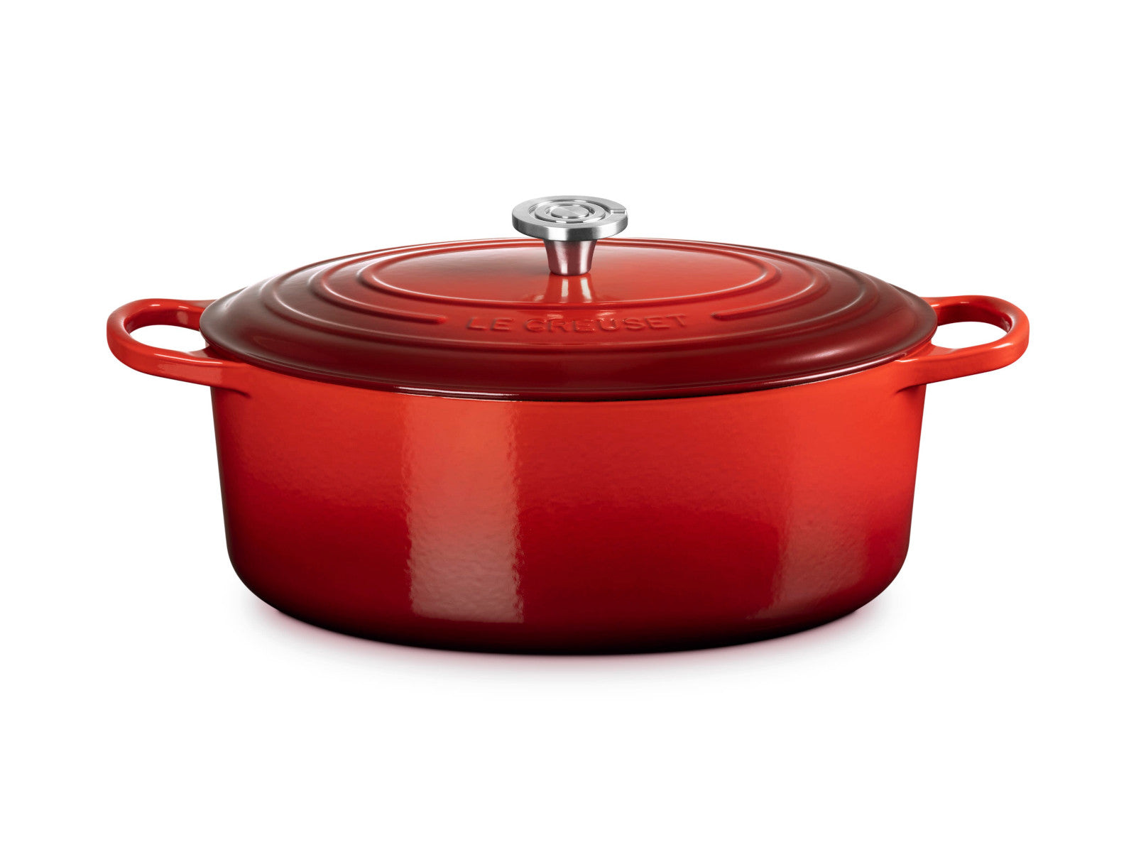 Le Creuset Bräter Signature oval kirschrot 35cm - Produktbild 1