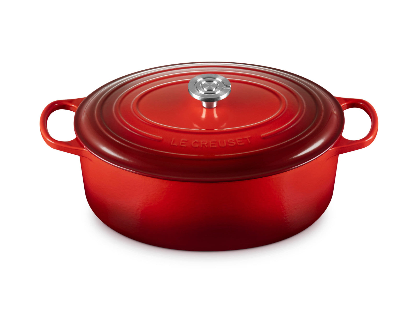 Le Creuset Bräter Signature oval kirschrot 35cm - Produktbild 2