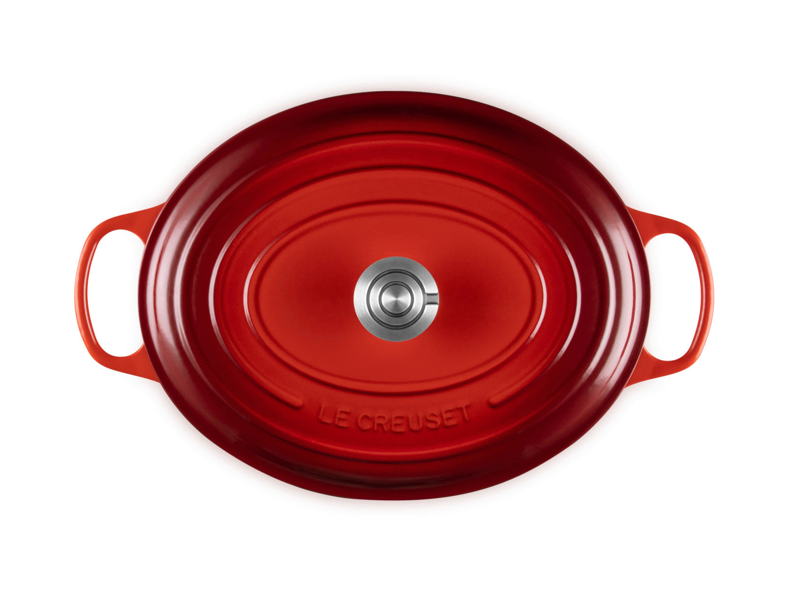 Le Creuset Bräter Signature oval kirschrot 35cm - Produktbild 4