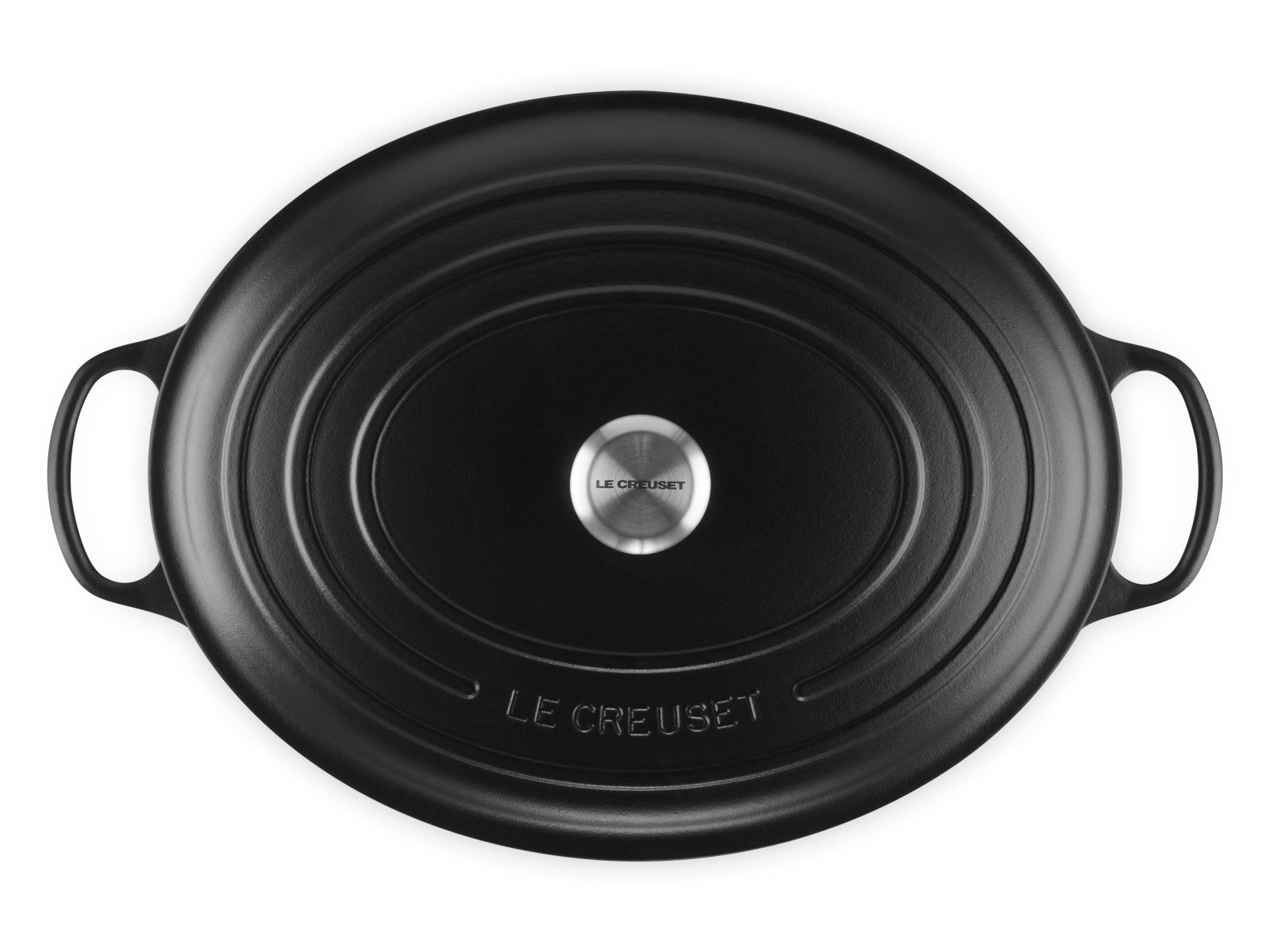 Le Creuset Bräter Signature oval schwarz matt 40cm Freisteller 4