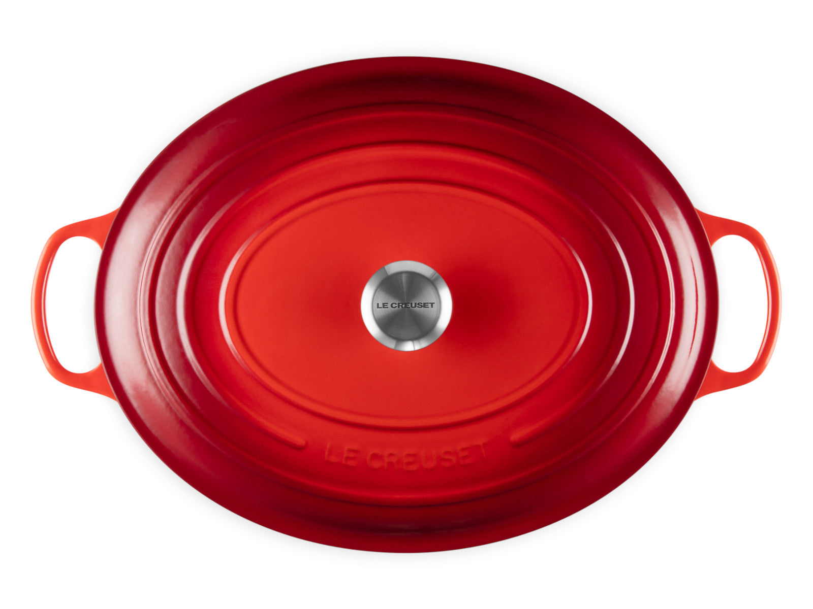 Le Creuset Bräter Signature oval kirschrot 40cm Freisteller 5