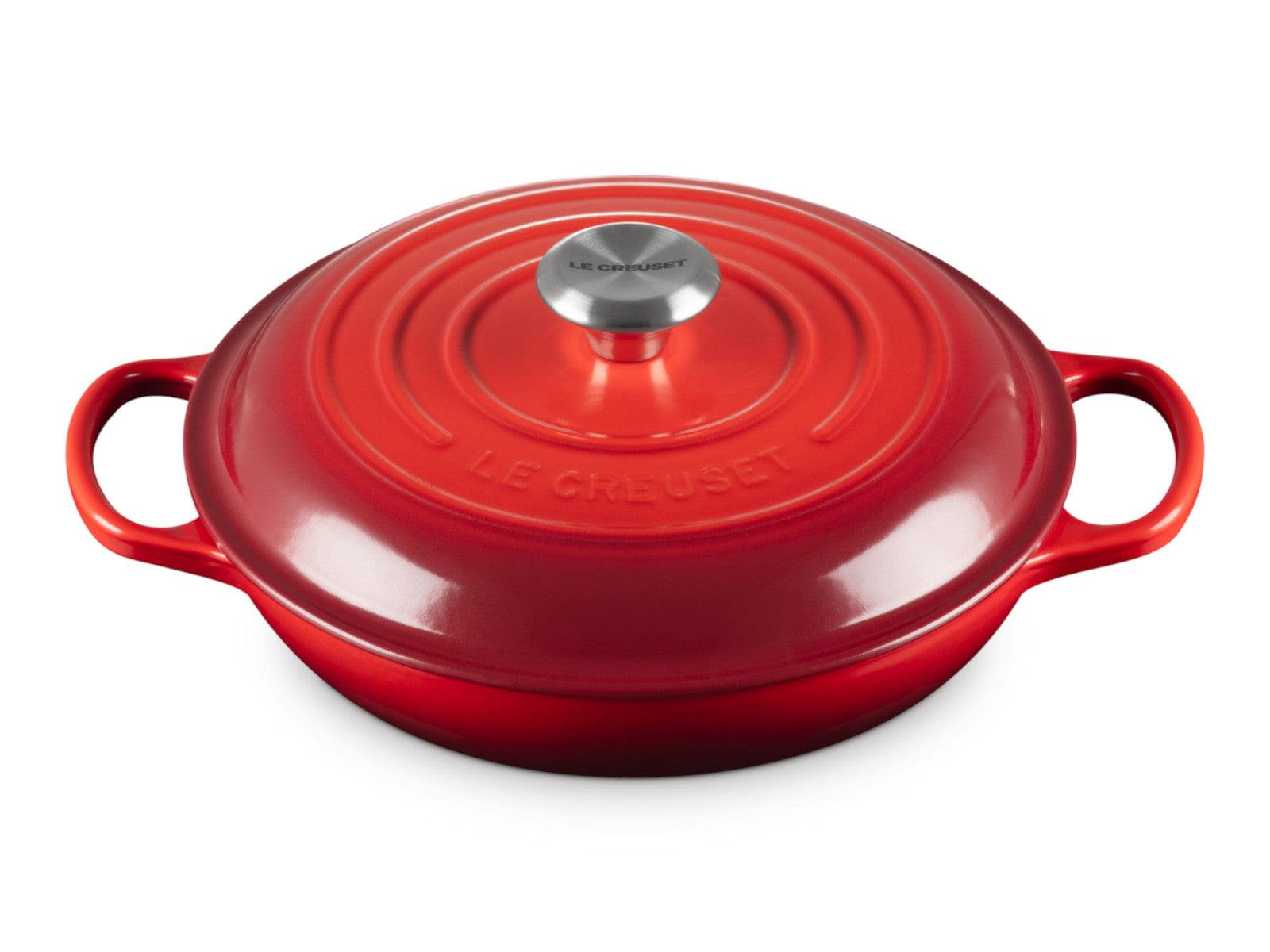 Le Creuset Gourmet-Profitopf Signature kirschrot 26cm Freisteller 2