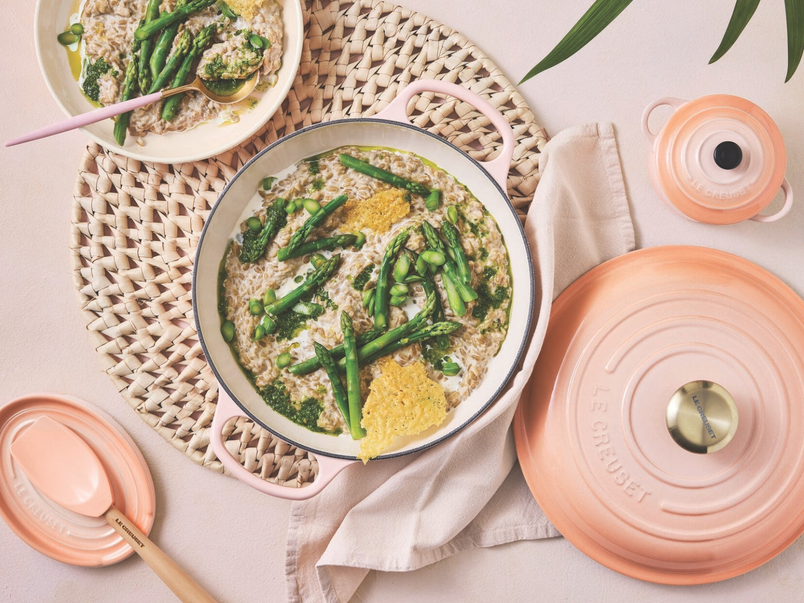Le Creuset Gourmet-Profitopf Signature rund mit Goldknopf pêche 26cm - Produktbild 10