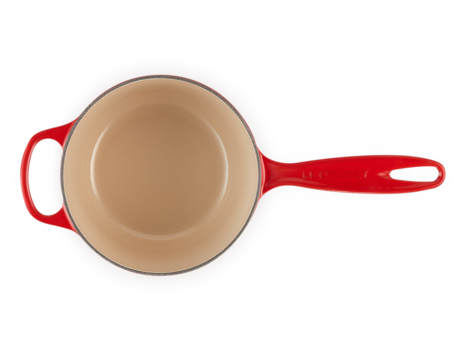 Le Creuset Stielkassete Signature rund kirschrot 16cm Freisteller 5