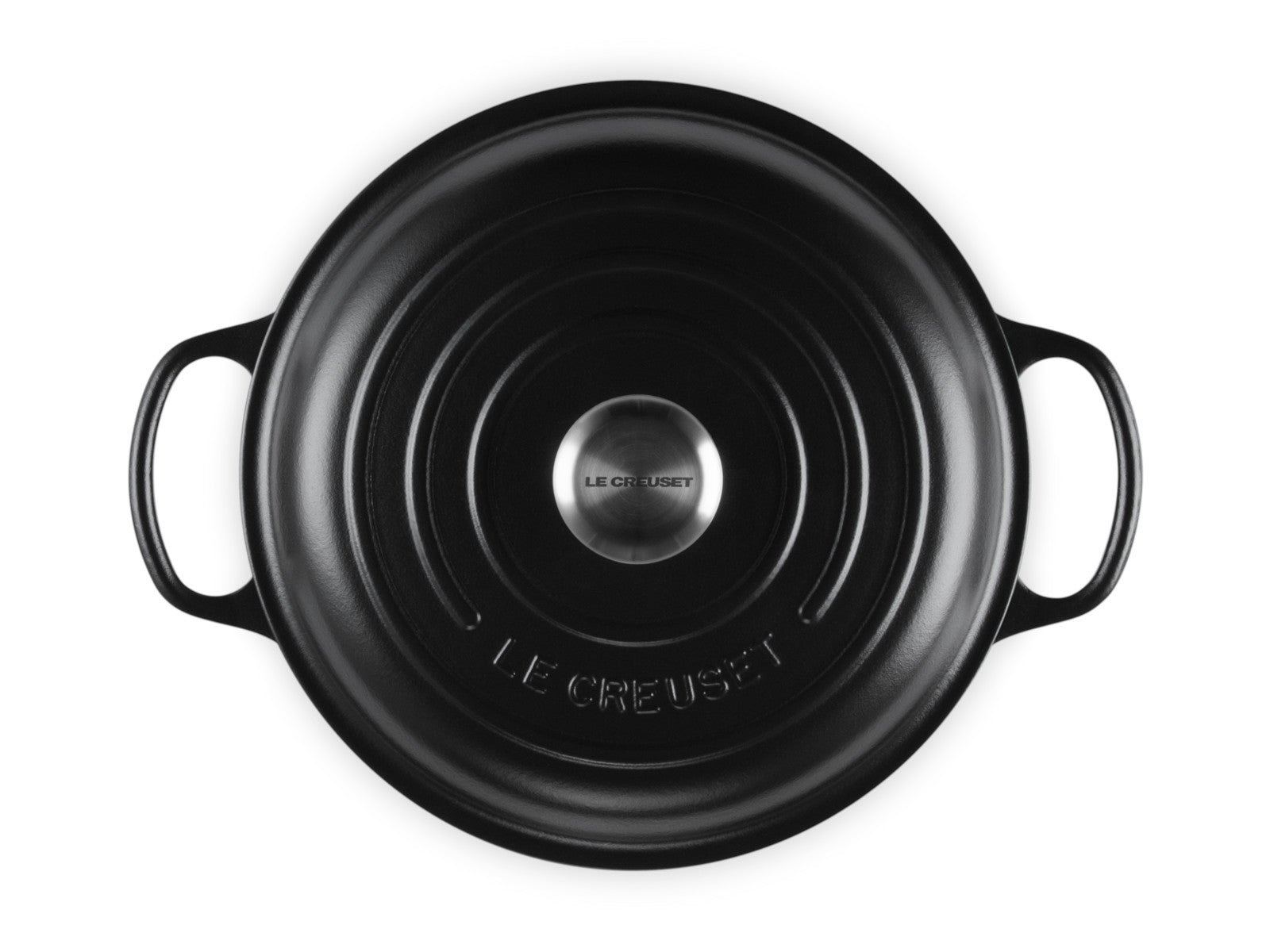 Le Creuset Gourmet-Profitopf Signature schwarz matt 26cm Freisteller 5