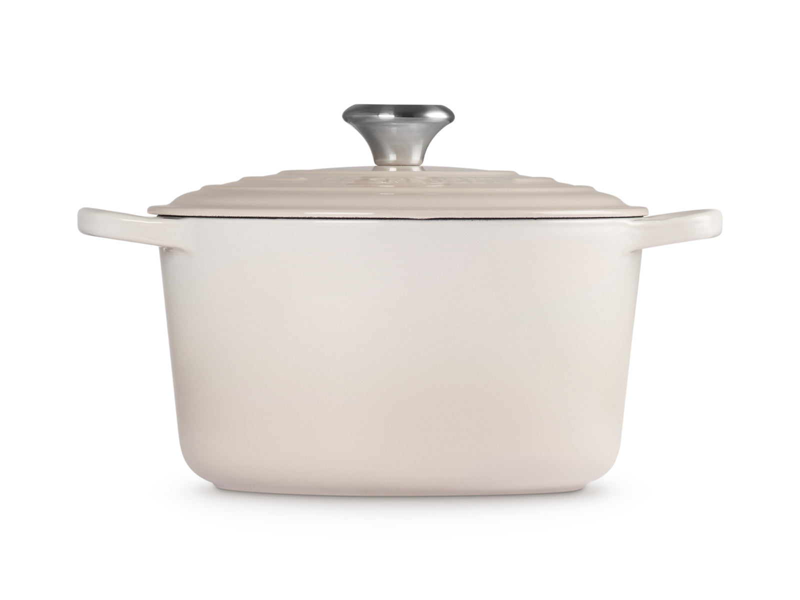 Le Creuset Bräter hoch Signature rund meringue 24cm Freisteller 4