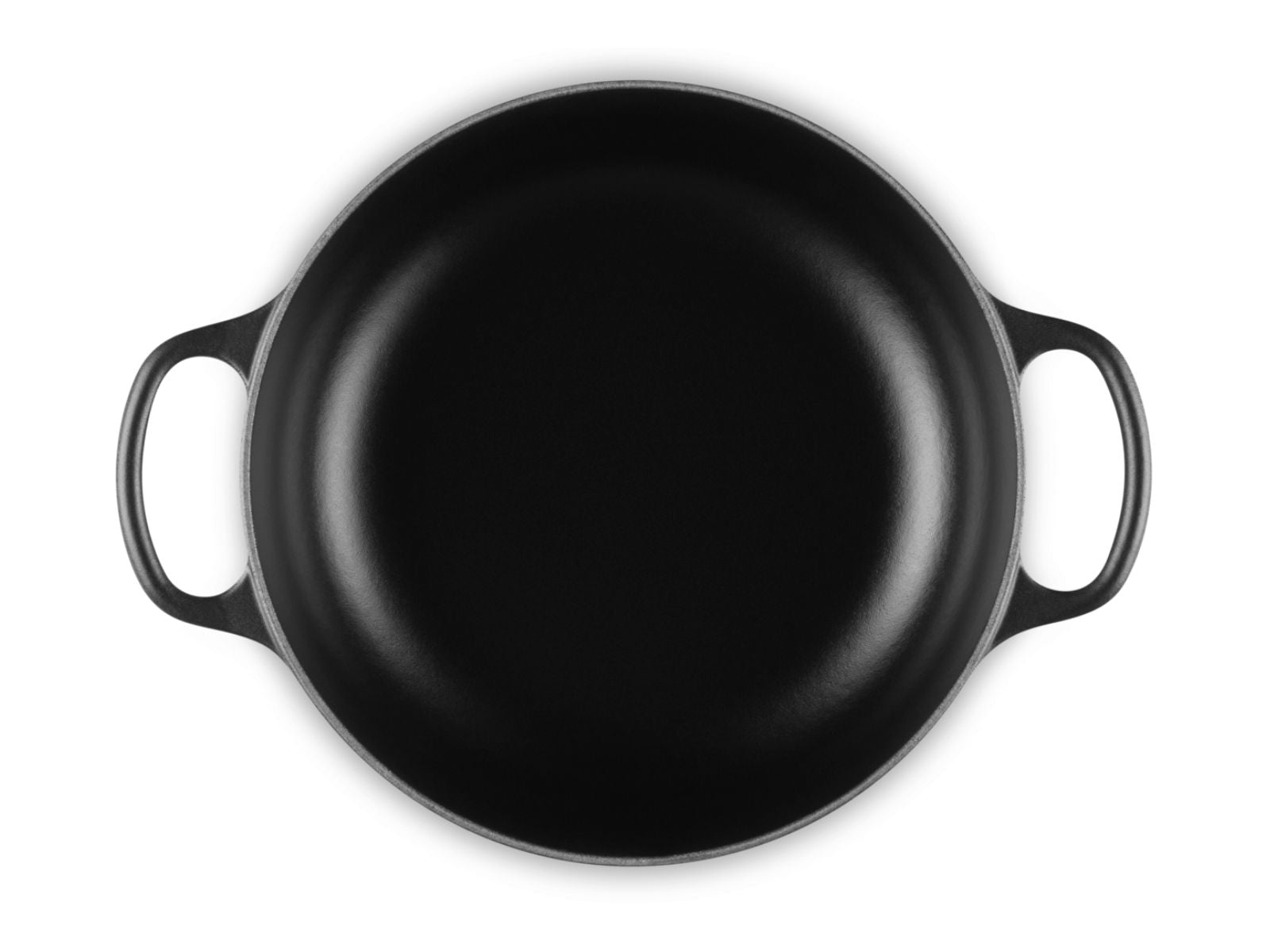 Le Creuset Sauteuse Signature rund schwarz matt 24cm - Produktbild 5