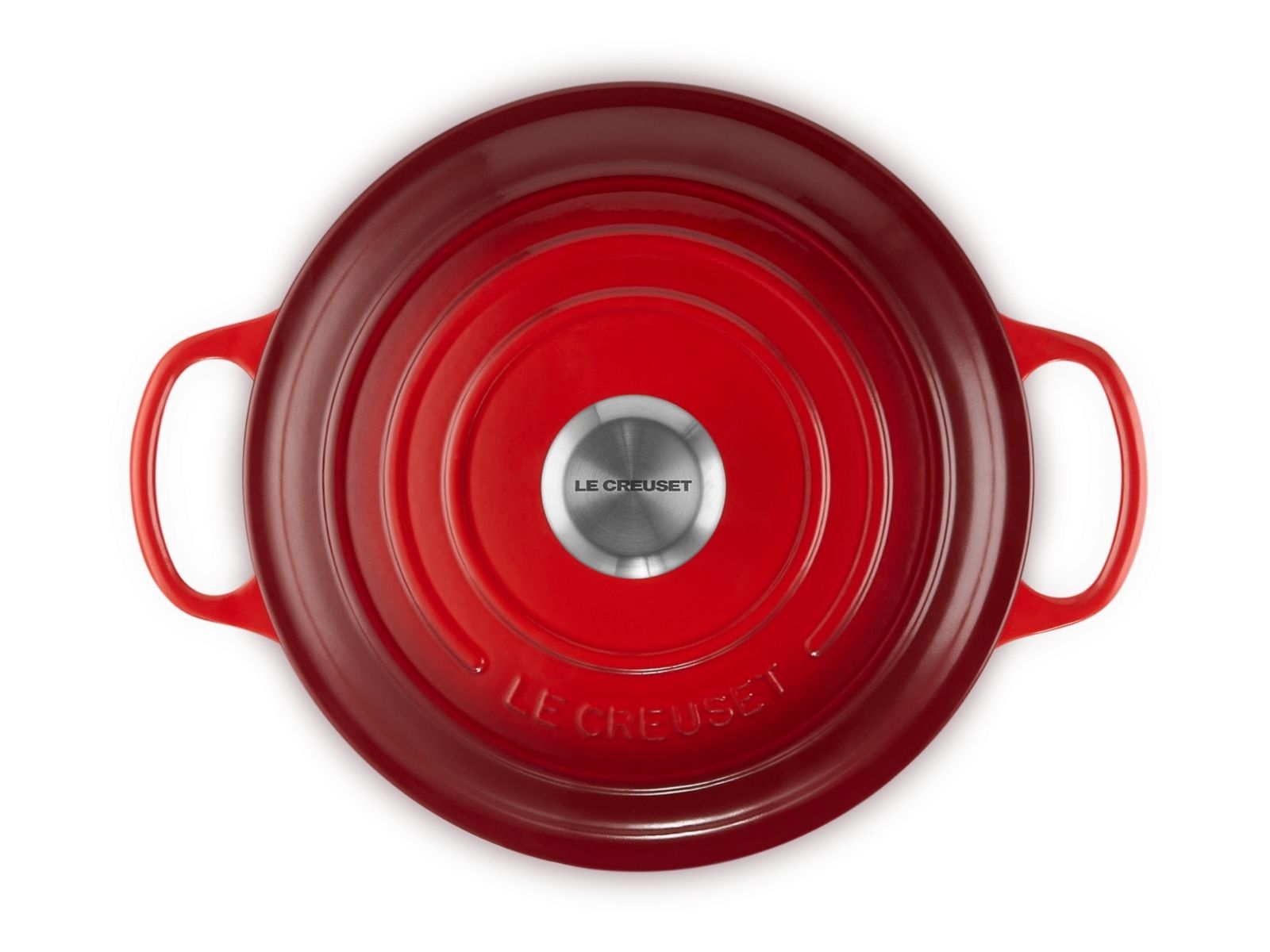 Le Creuset Sauteuse Signature rund kirschrot 24cm - Produktbild 5