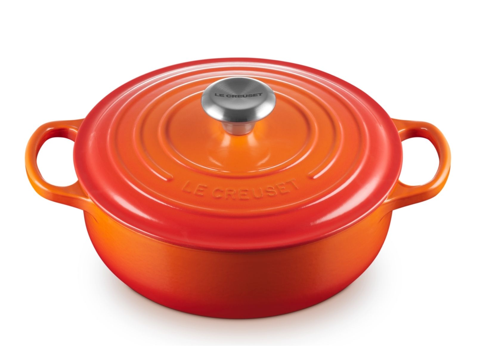 Le Creuset Sauteuse Signature rund ofenrot 24cm - Produktbild 3