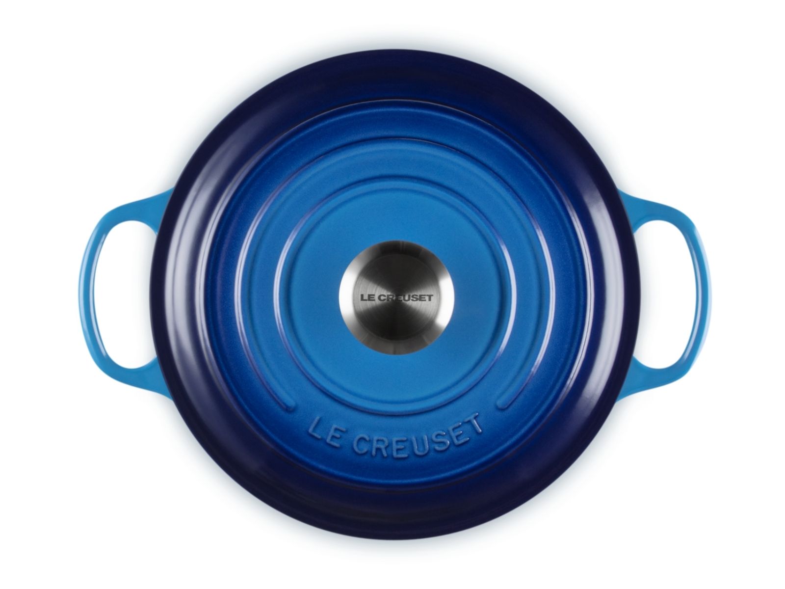 Le Creuset Sauteuse Signature rund azure 24cm - Produktbild 5