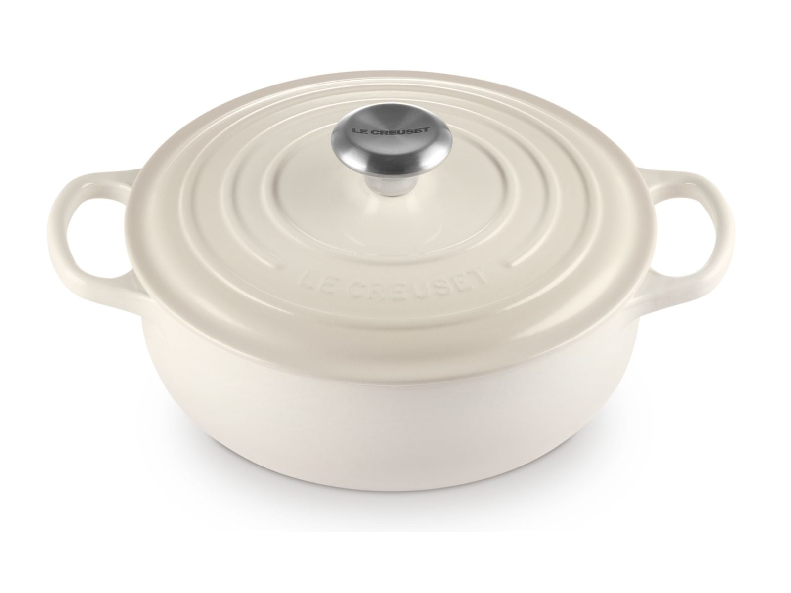 Le Creuset Sauteuse Signature rund meringue 24cm - Produktbild 2