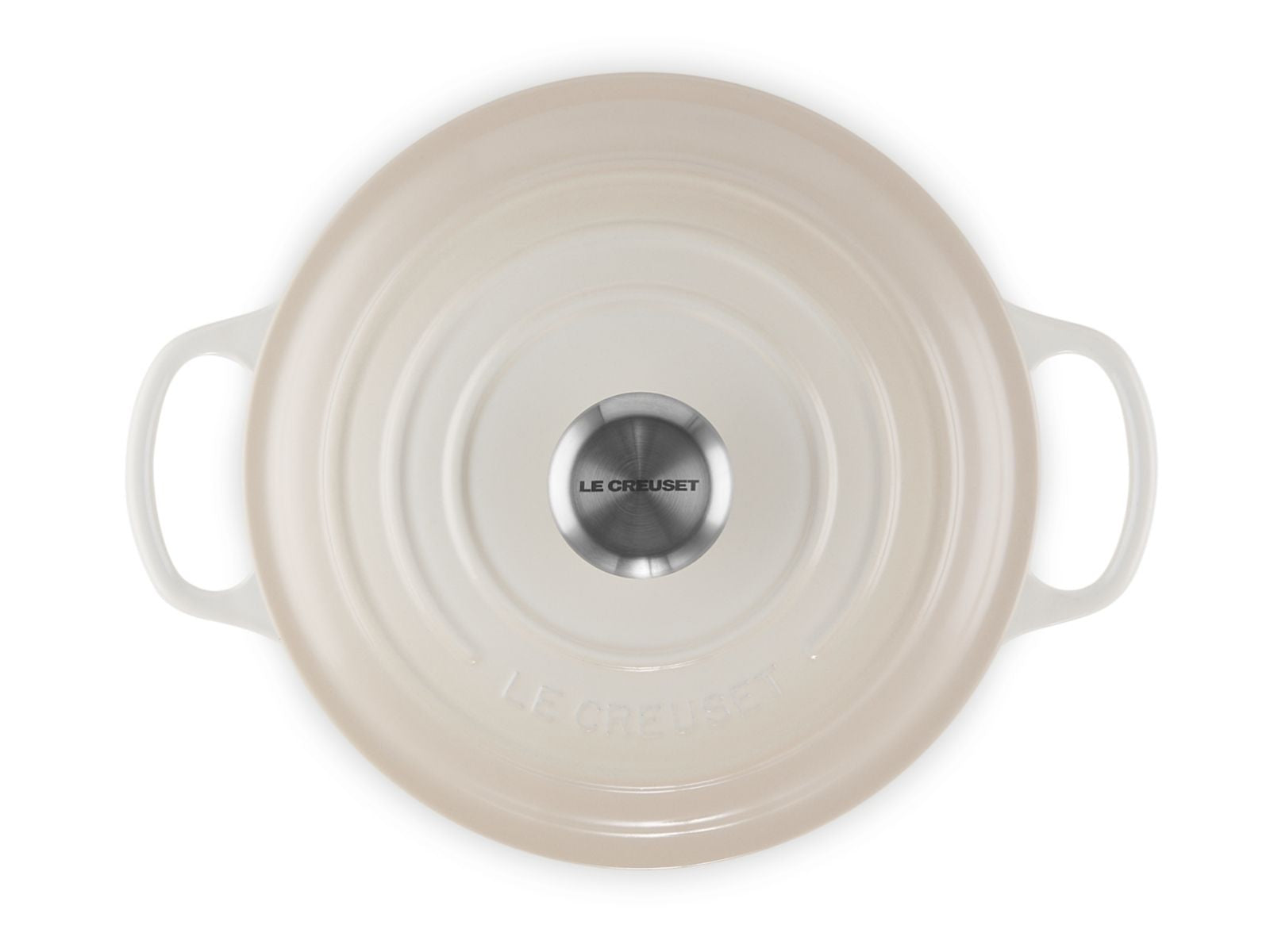 Le Creuset Sauteuse Signature rund meringue 24cm - Produktbild 5