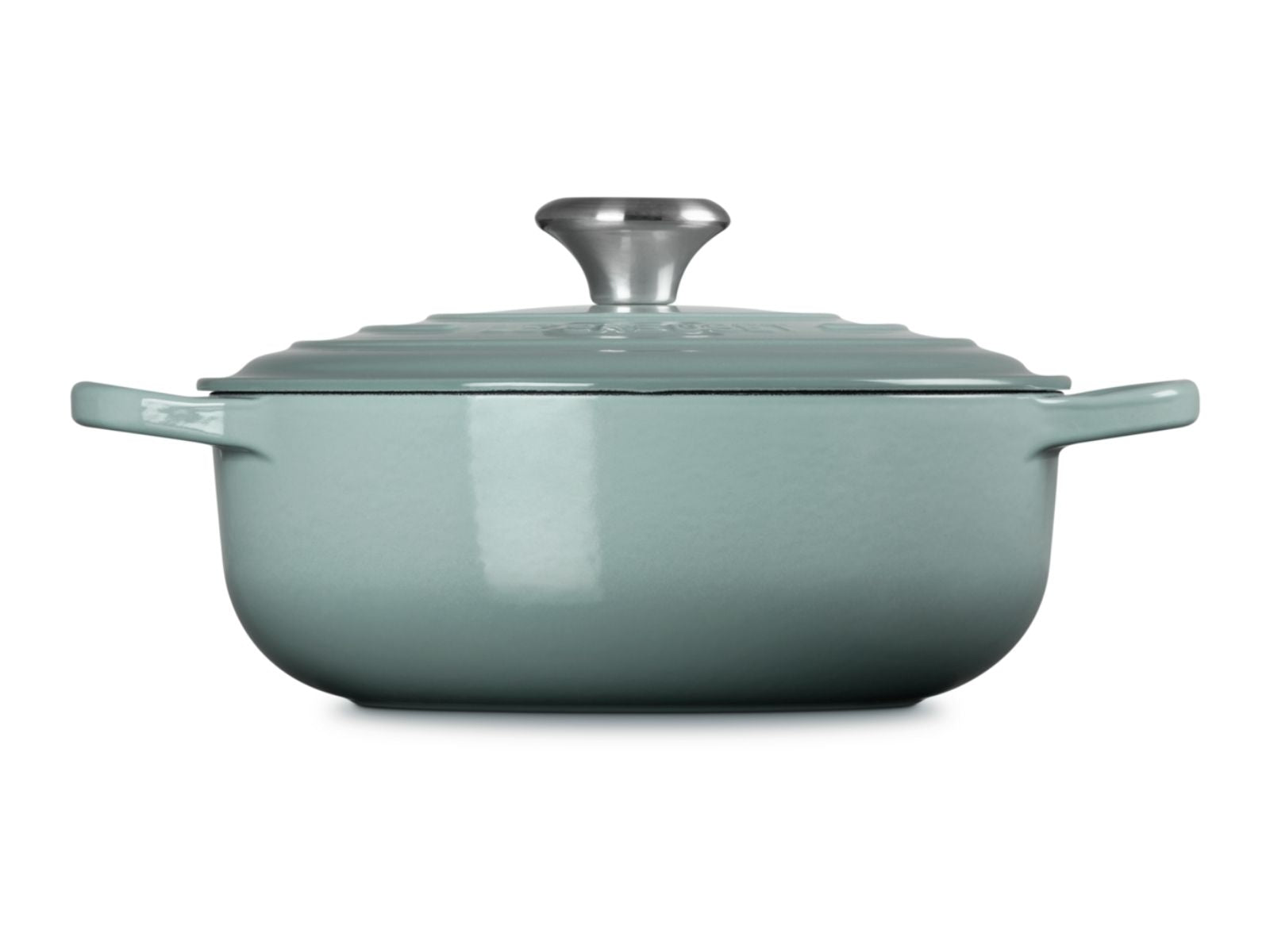 Le Creuset Sauteuse Signature rund sea salt 24cm - Produktbild 3
