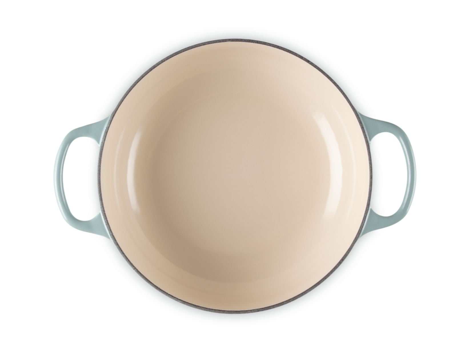 Le Creuset Sauteuse Signature rund sea salt 24cm - Produktbild 4