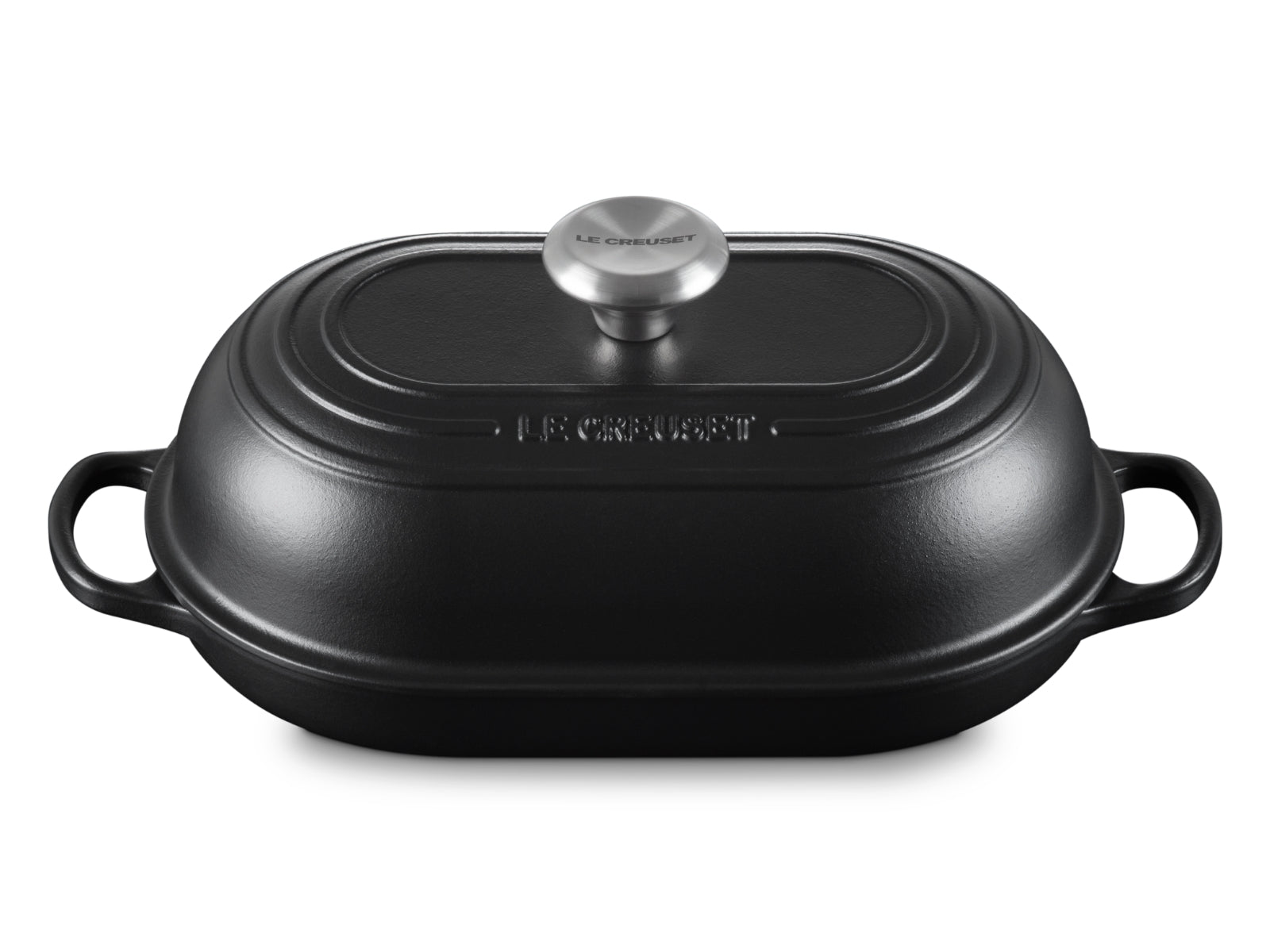 Le Creuset Brot Bräter Signature oval schwarz matt 29cm - Produktbild 2