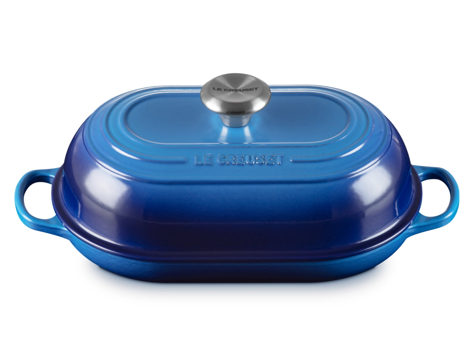 Le Creuset Brot Bräter Signature oval azure 29cm - Produktbild 2