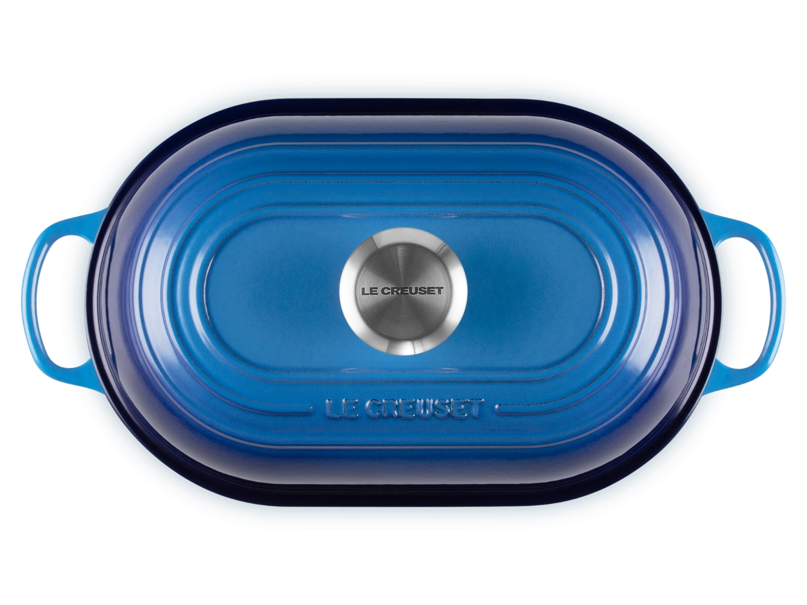 Le Creuset Brot Bräter Signature oval azure 29cm - Produktbild 4