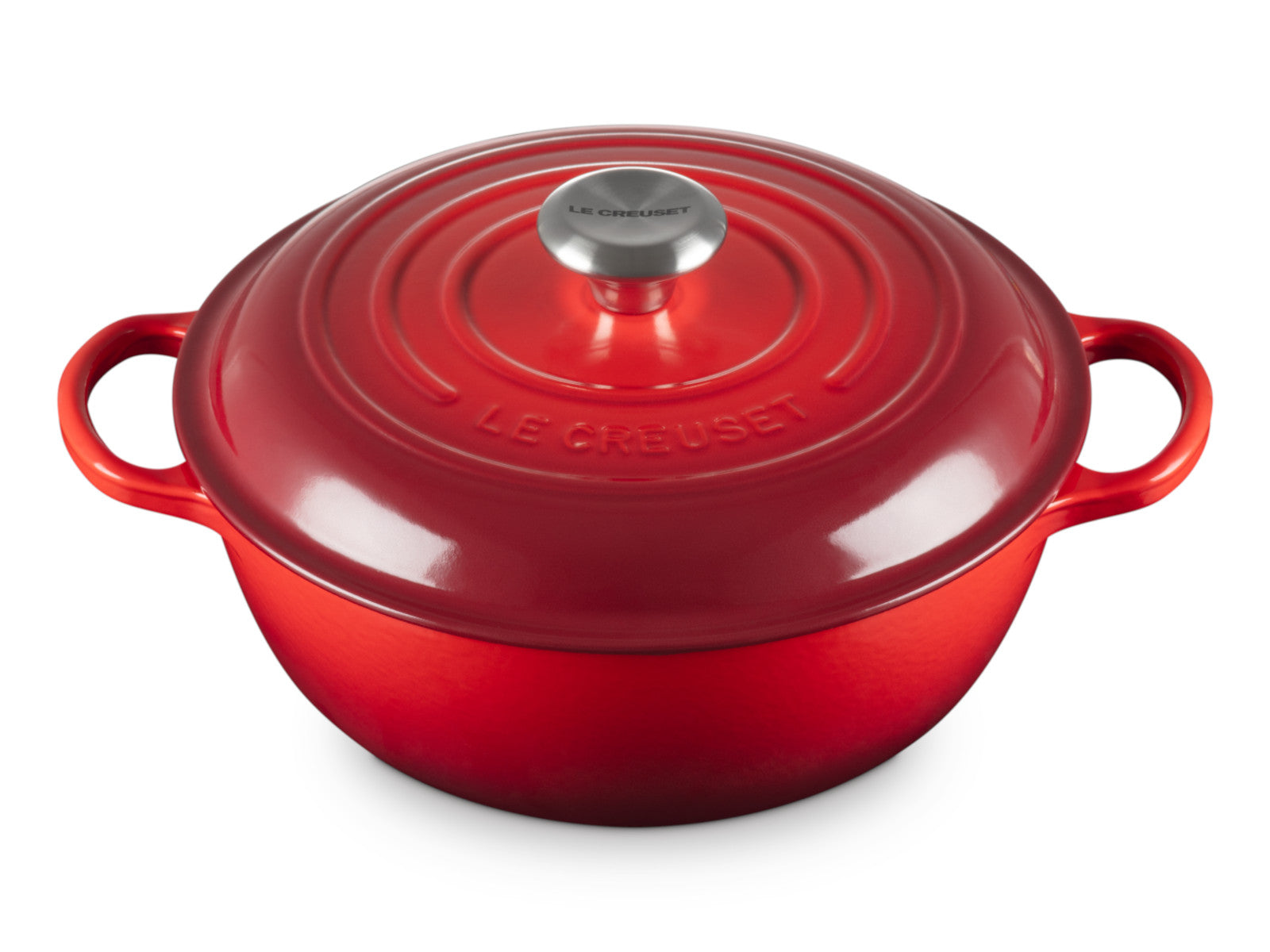 Le Creuset Stew Pot Signature rund kirschrot 26cm Freisteller 5