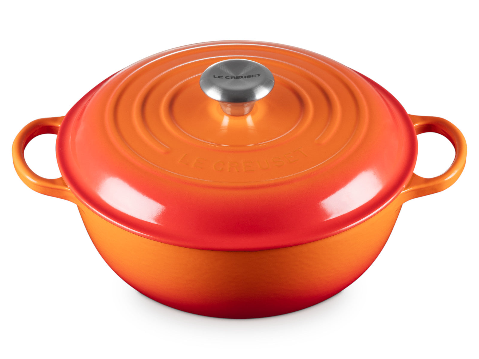 Le Creuset Stew Pot Signature rund ofenrot 26cm Freisteller 2