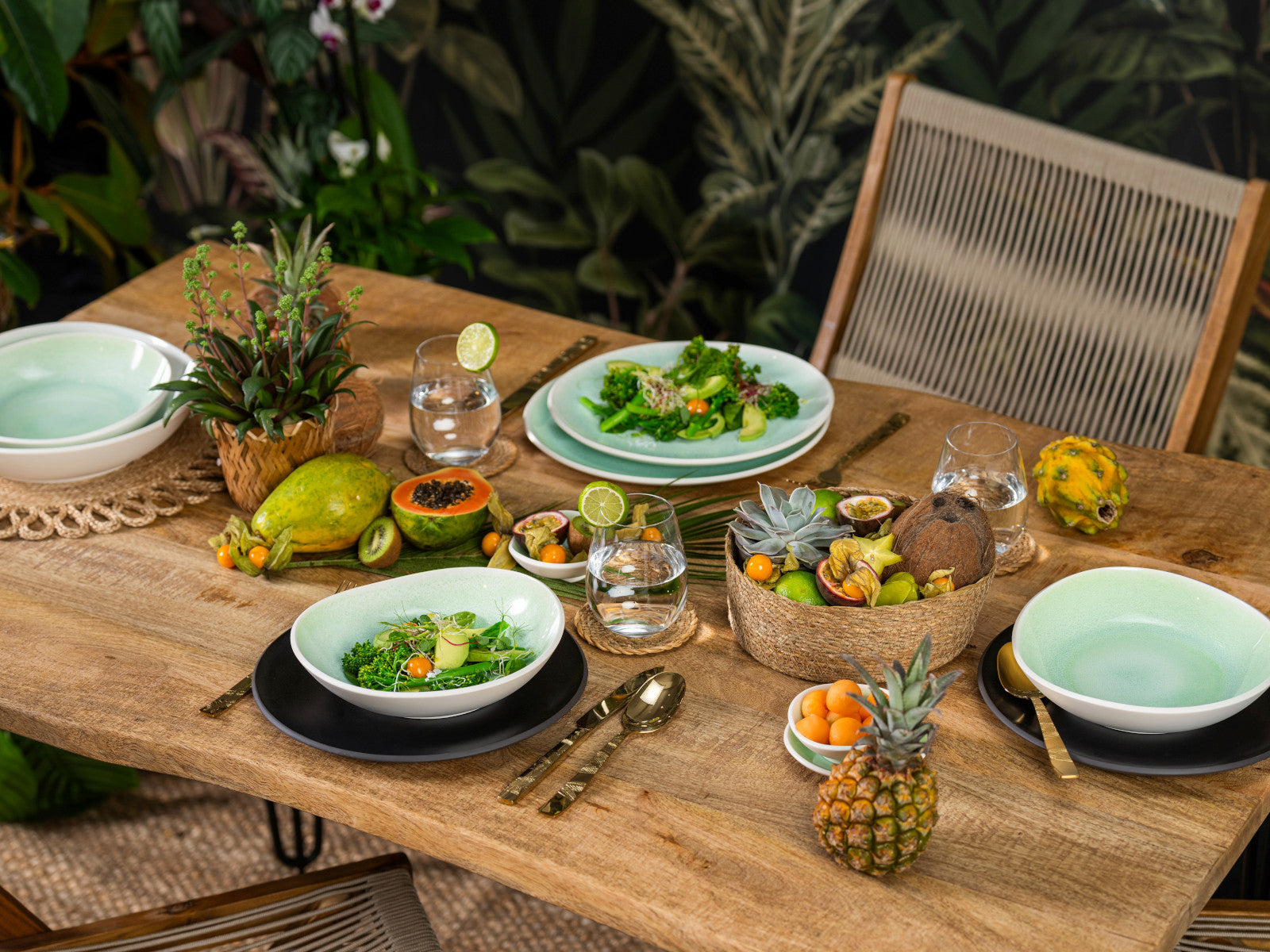 Rosenthal Junto Jungle Teller flach 16 cm Lifestyle 3