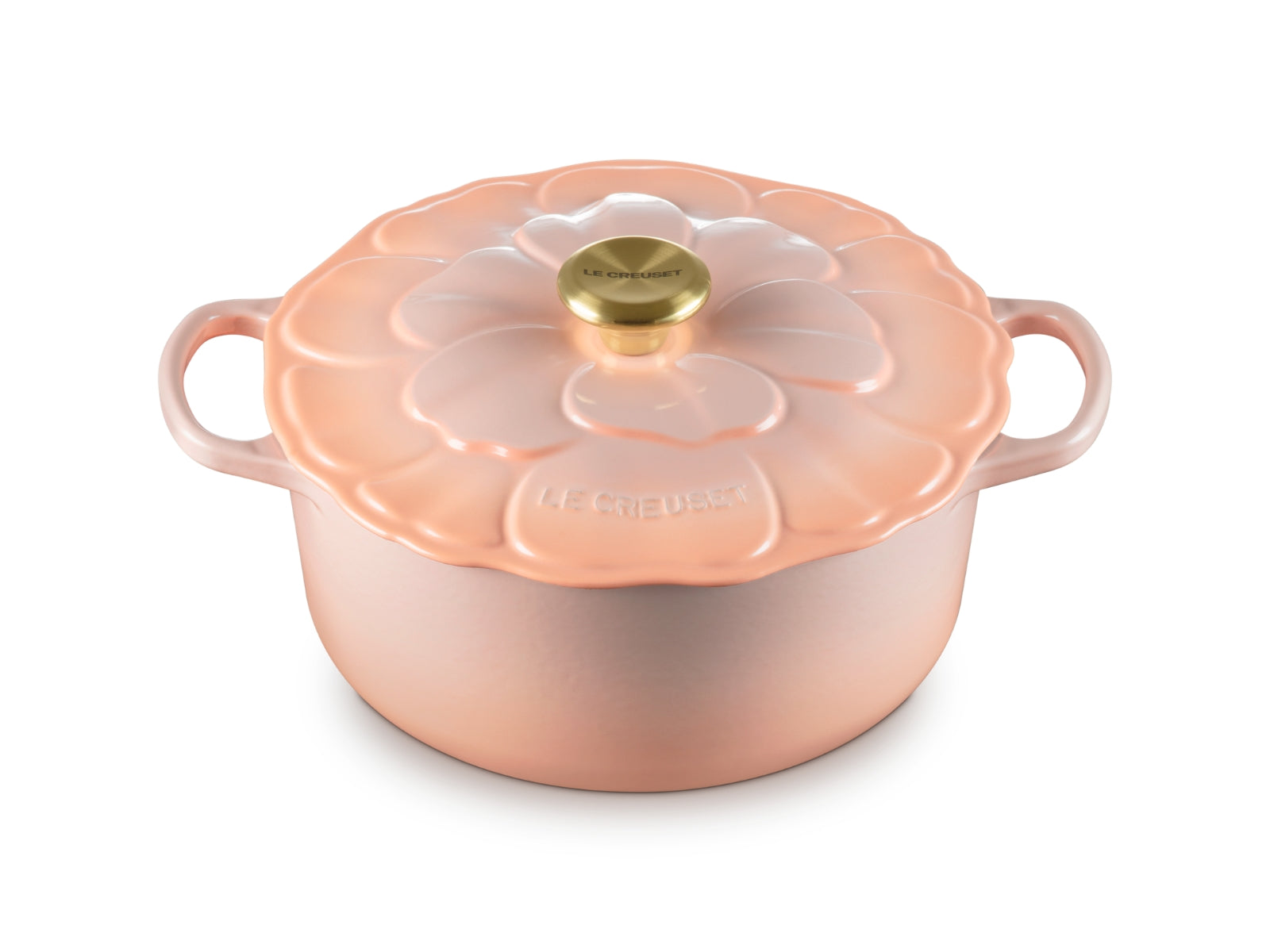 Le Creuset Bräter Blume Signature rund pêche 26cm - Produktbild 2