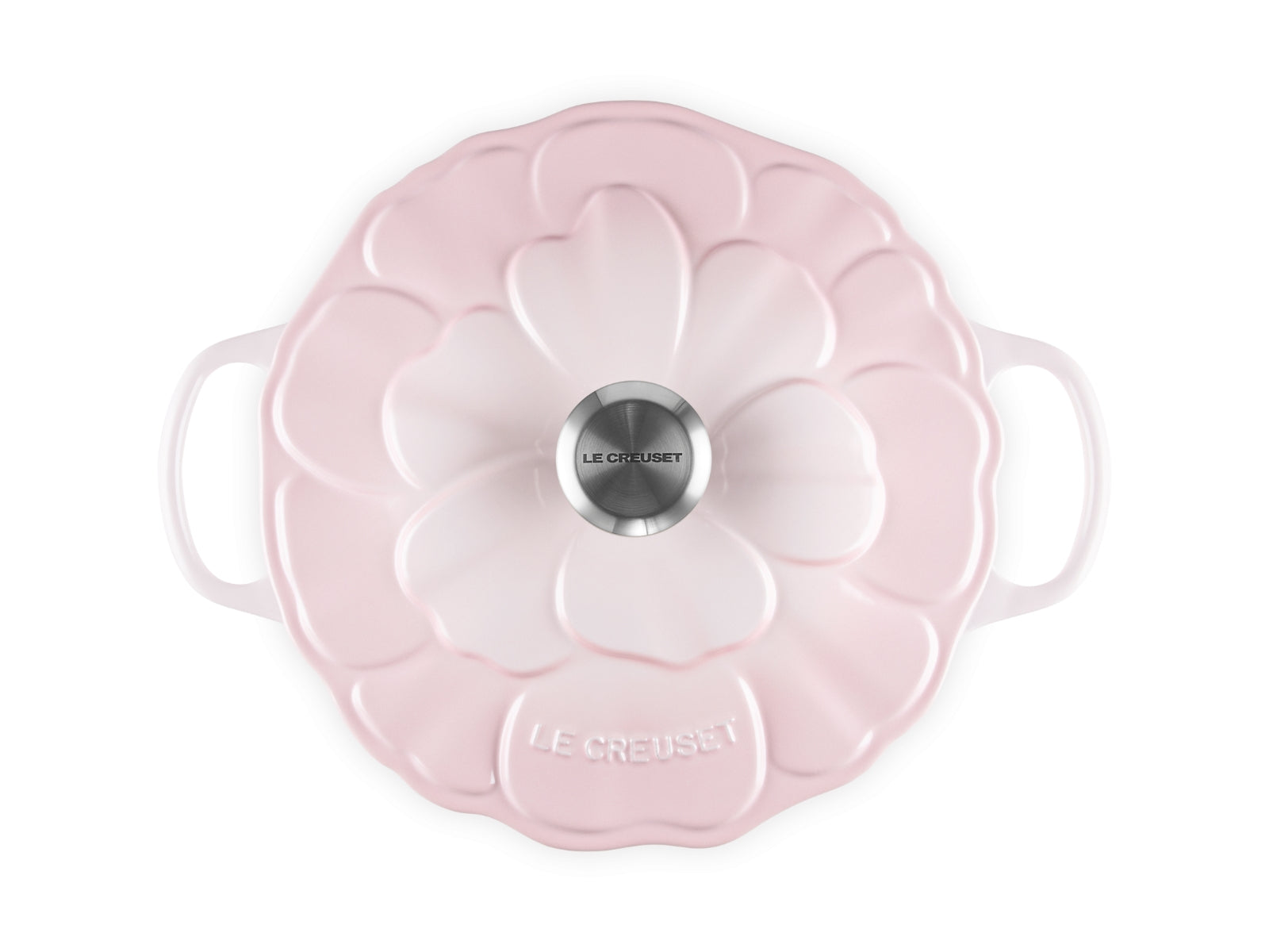 Le Creuset Bräter Blume Signature rund shell pink 26cm - Produktbild 4