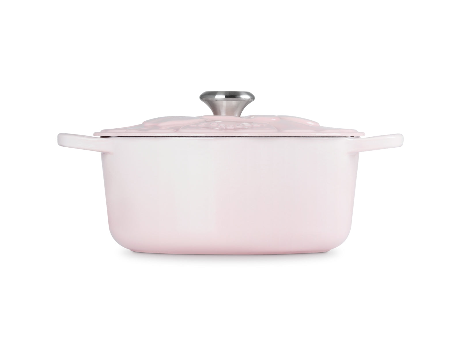 Le Creuset Bräter Blume Signature rund shell pink 26cm - Produktbild 2