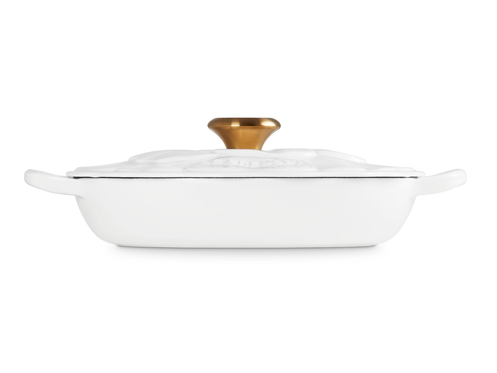 Le Creuset Signature Gourmet-Profitopf Blume weiß 26cm - Produktbild 2