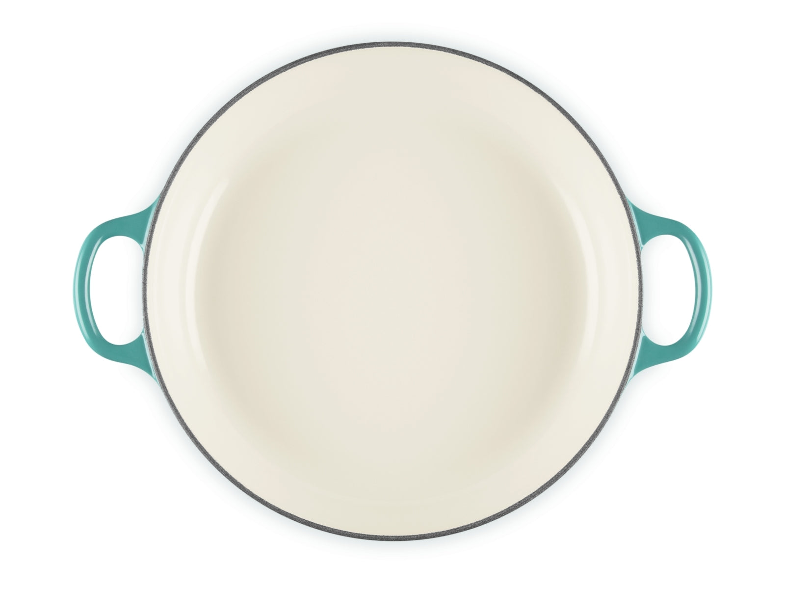 Le Creuset Signature Gourmet-Profitopf Blume bleu riviera 26cm - Produktbild 5
