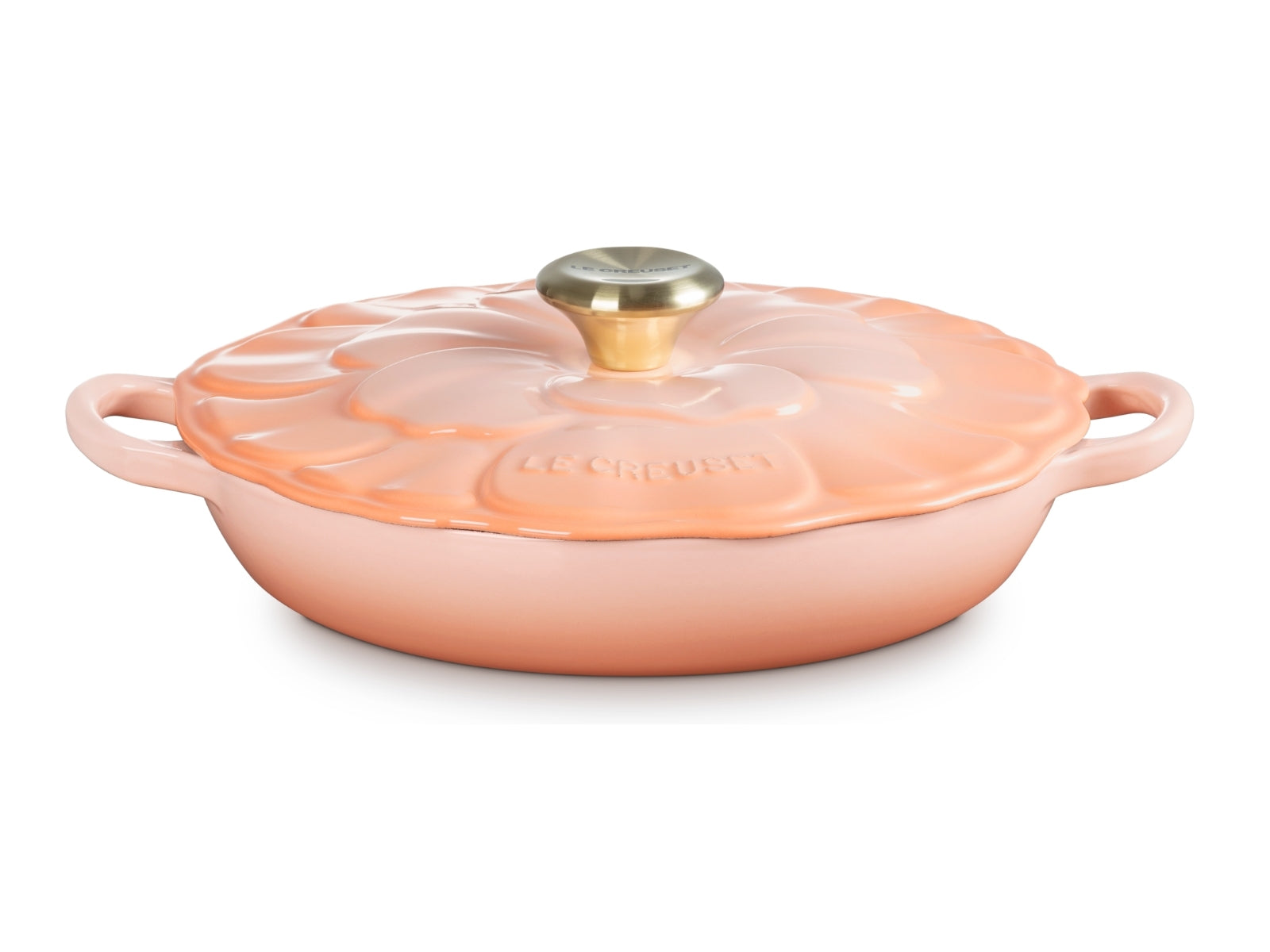 Le Creuset Signature Gourmet-Profitopf Blume pêche 26cm - Produktbild 1