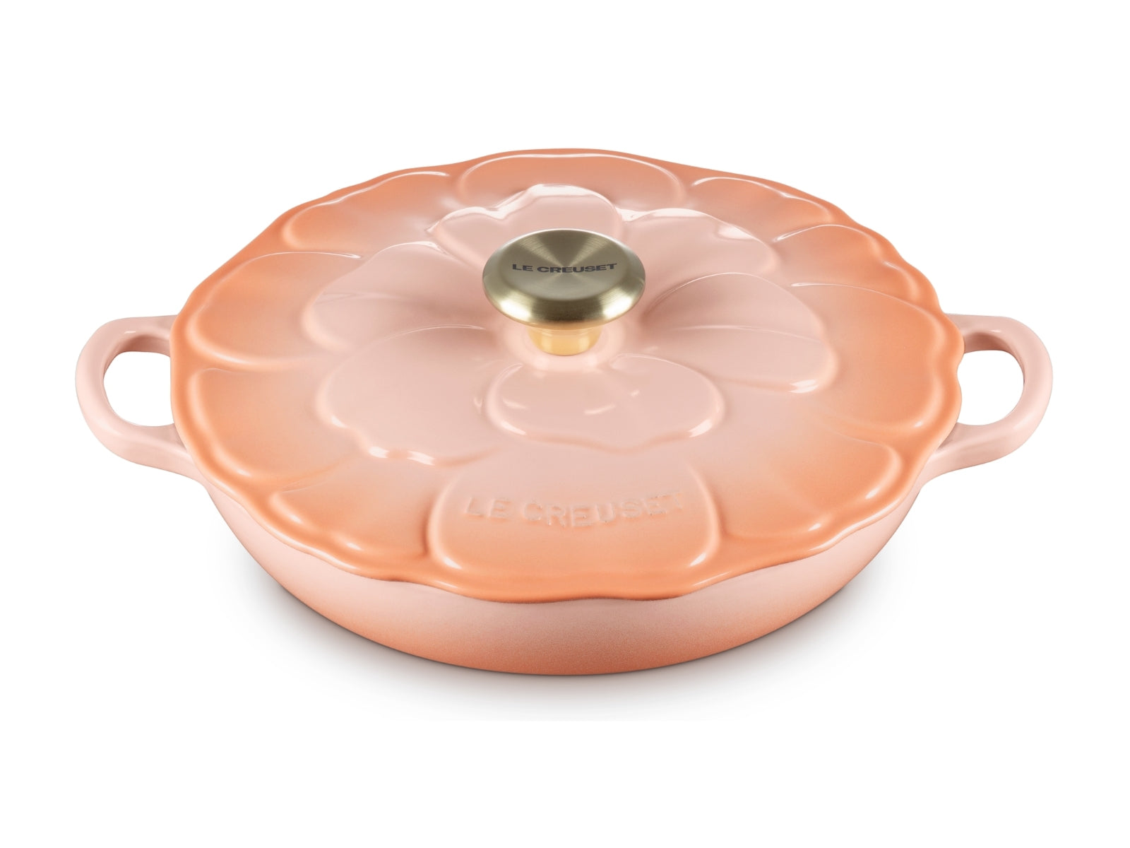 Le Creuset Signature Gourmet-Profitopf Blume pêche 26cm - Produktbild 3