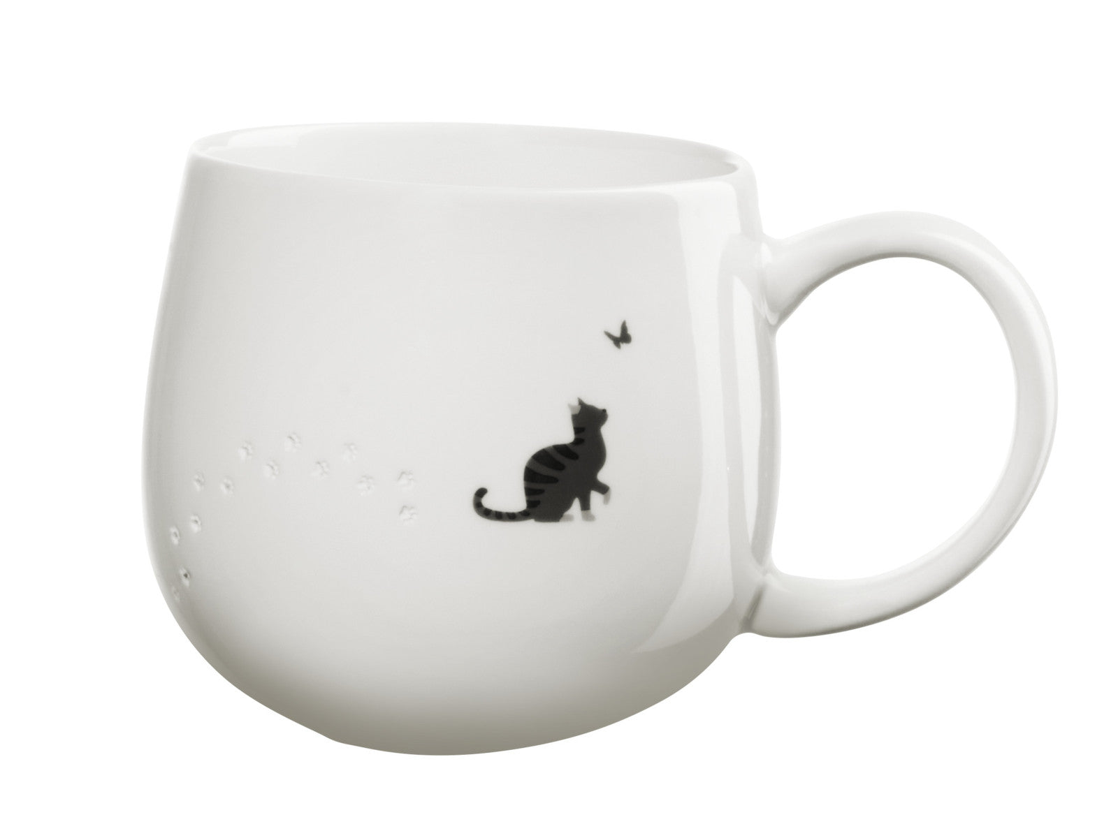 ASA magu Henkelbecher Cat weiß 0,4l Freisteller 