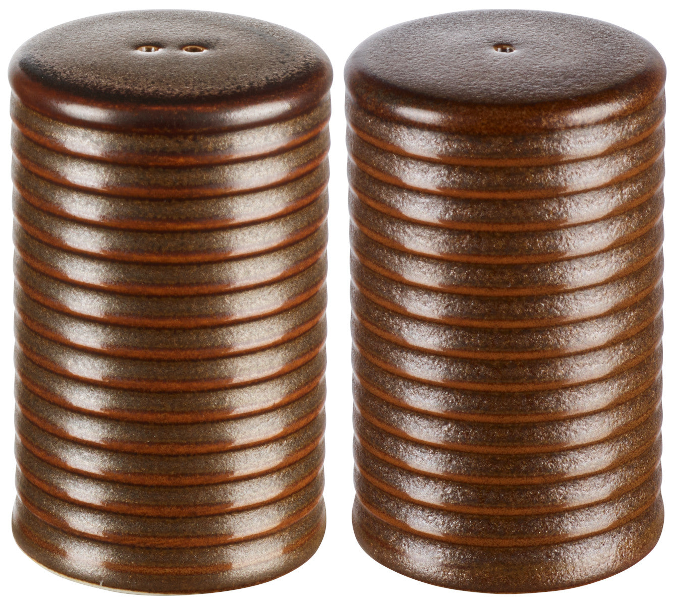 ASA kitchen'art Salz-/Pfefferstreuer Set brown 6,5cm Freisteller