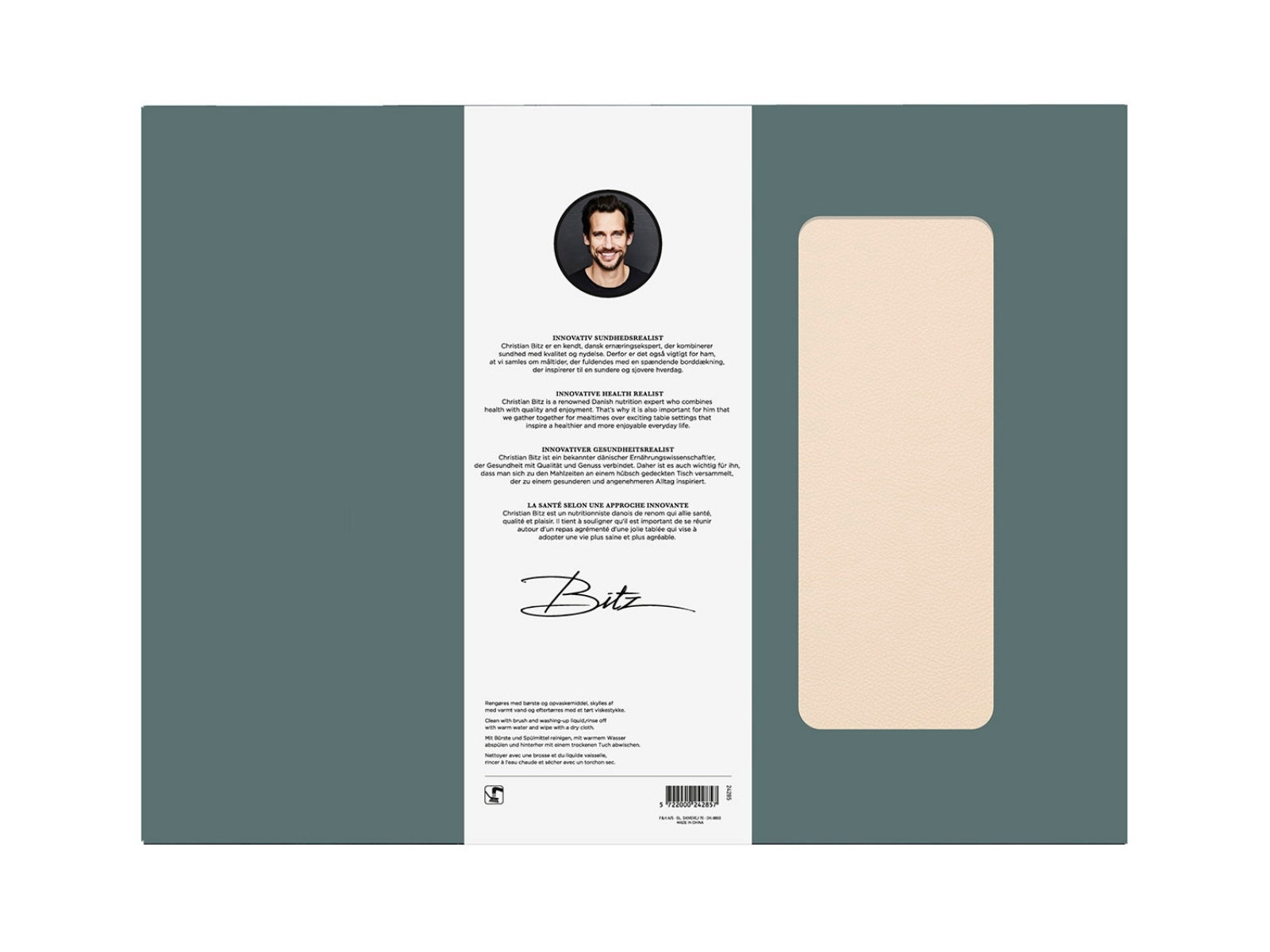 Bitz Tischset schwarz/creme 46x33cm 4er Set - Produktbild 4