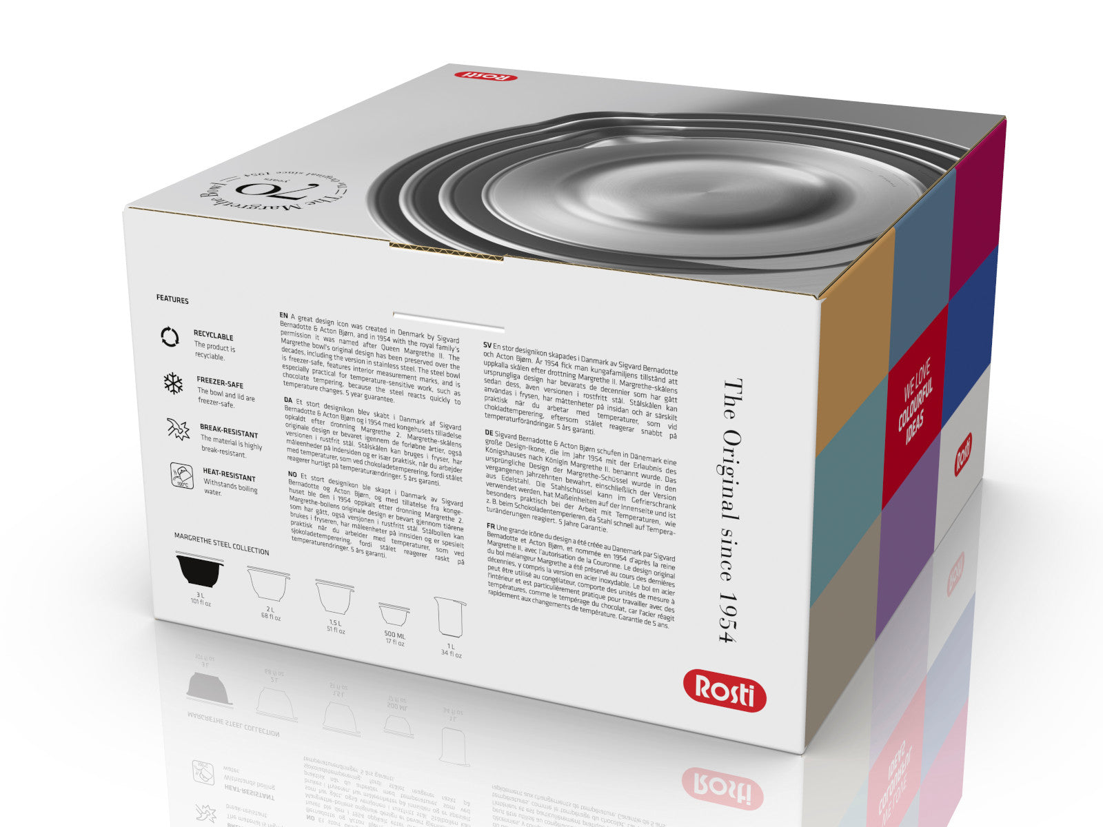 Rosti Margrethe Schüssel Edelstahl 3l Lifestyle 8