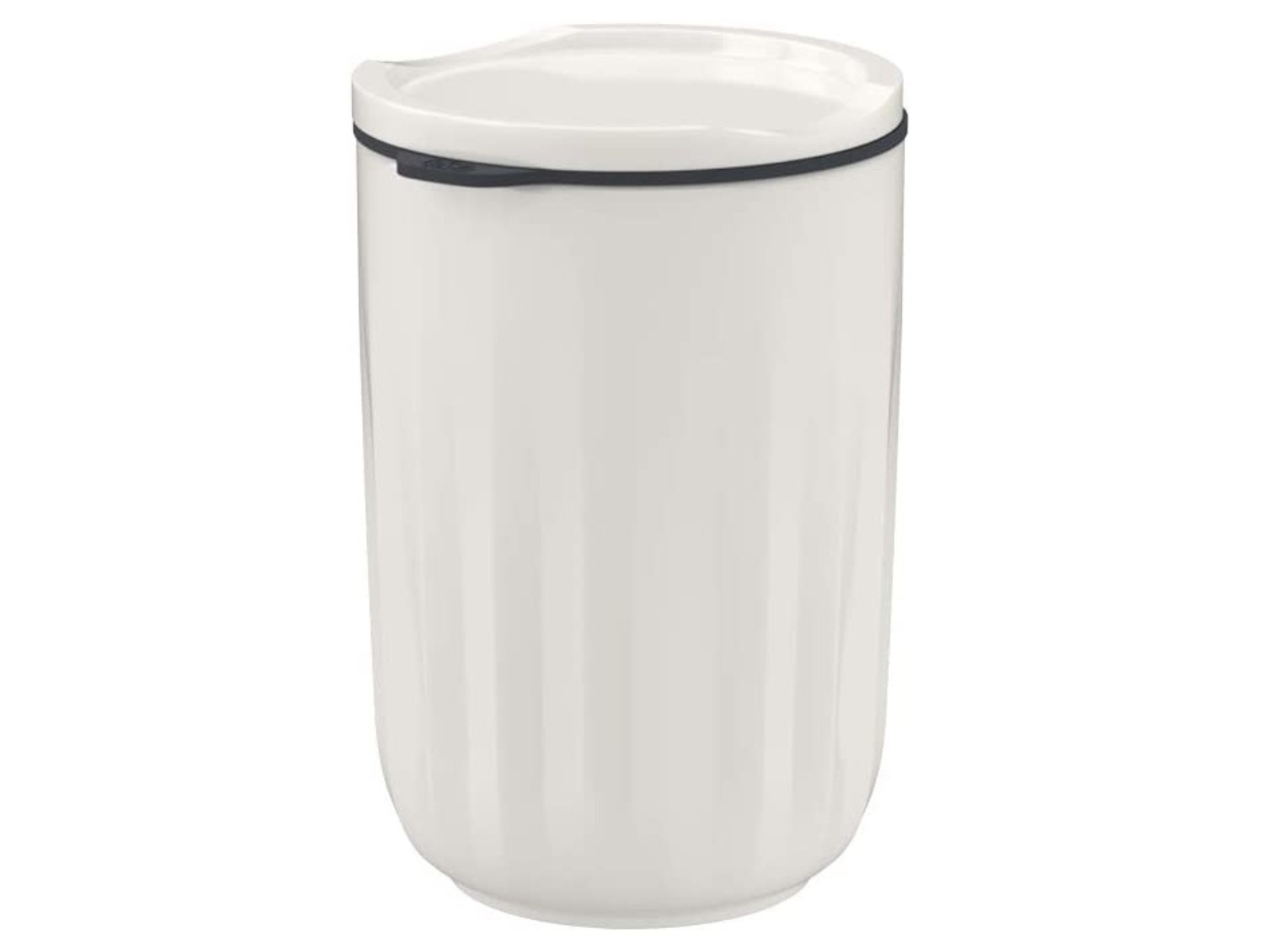 Villeroy & Boch To Go & To Stay Becher mit Deckel L weiss 0,45 l Freisteller 1