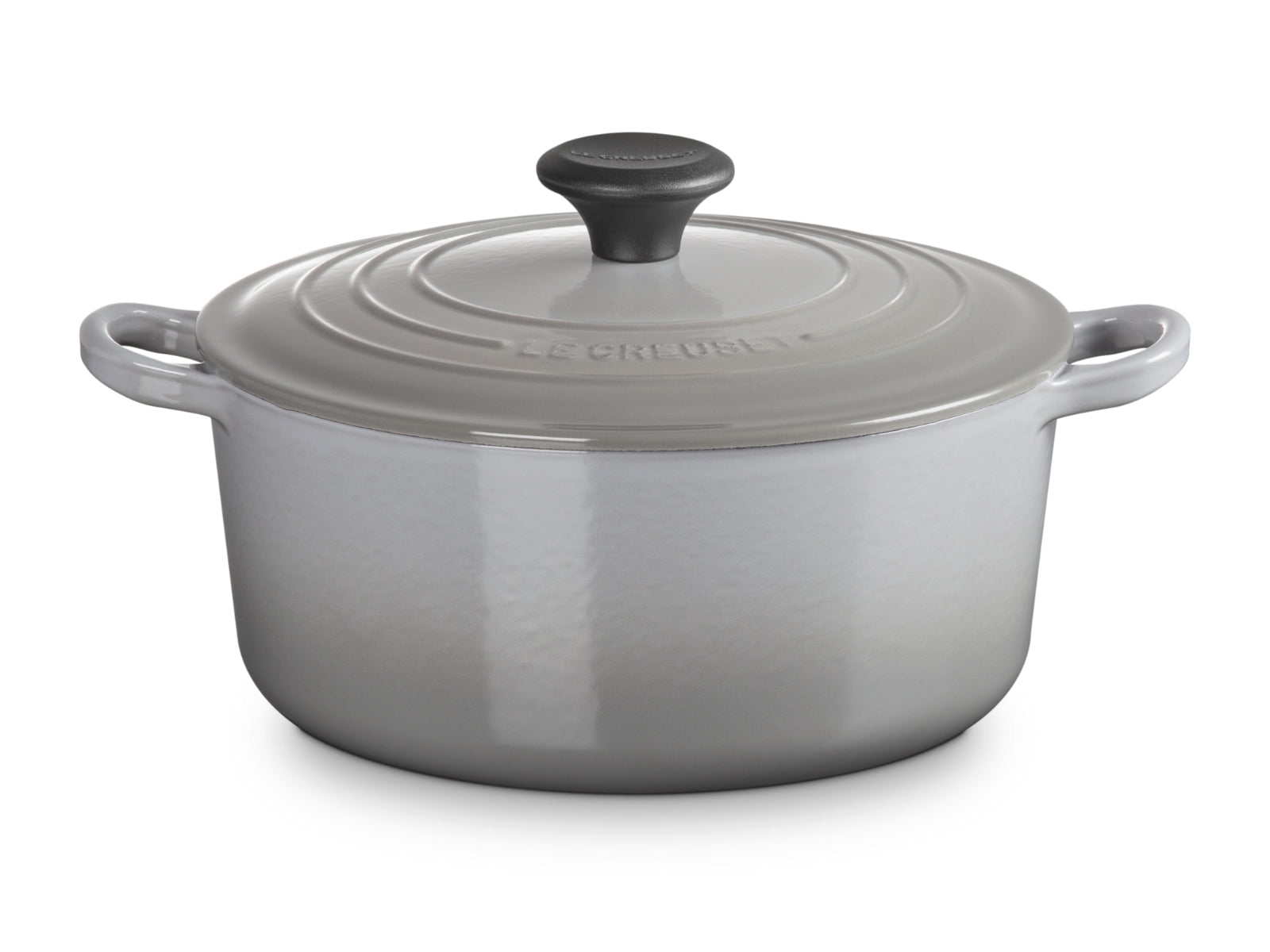 Le Creuset Bräter Tradition rund perlgrau 24cm Freisteller 1