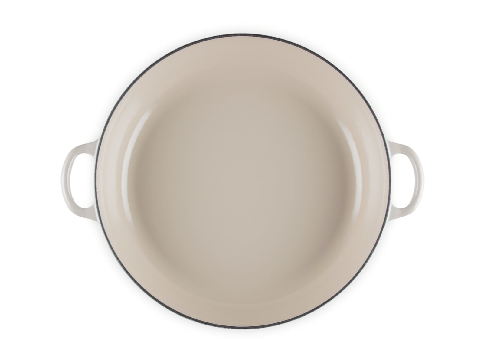 Le Creuset Gourmet-Profitopf Tradition rund mit Phenolknopf creme 30cm - Produktbild 4
